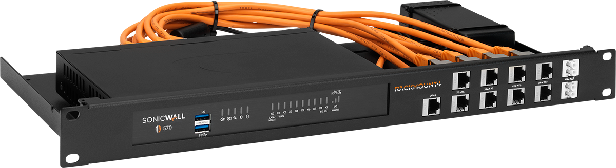 Rackmount.IT kit for SonicWall TZ570W Shielded