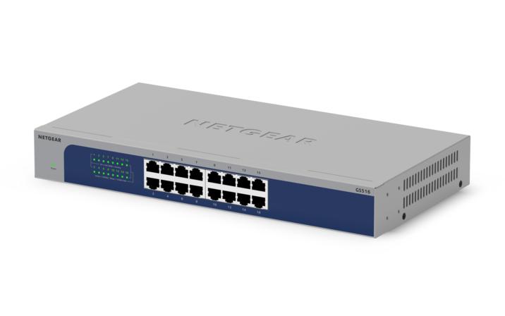 NETGEAR Switch 16-port 10/100/1000 GS516-300EUS