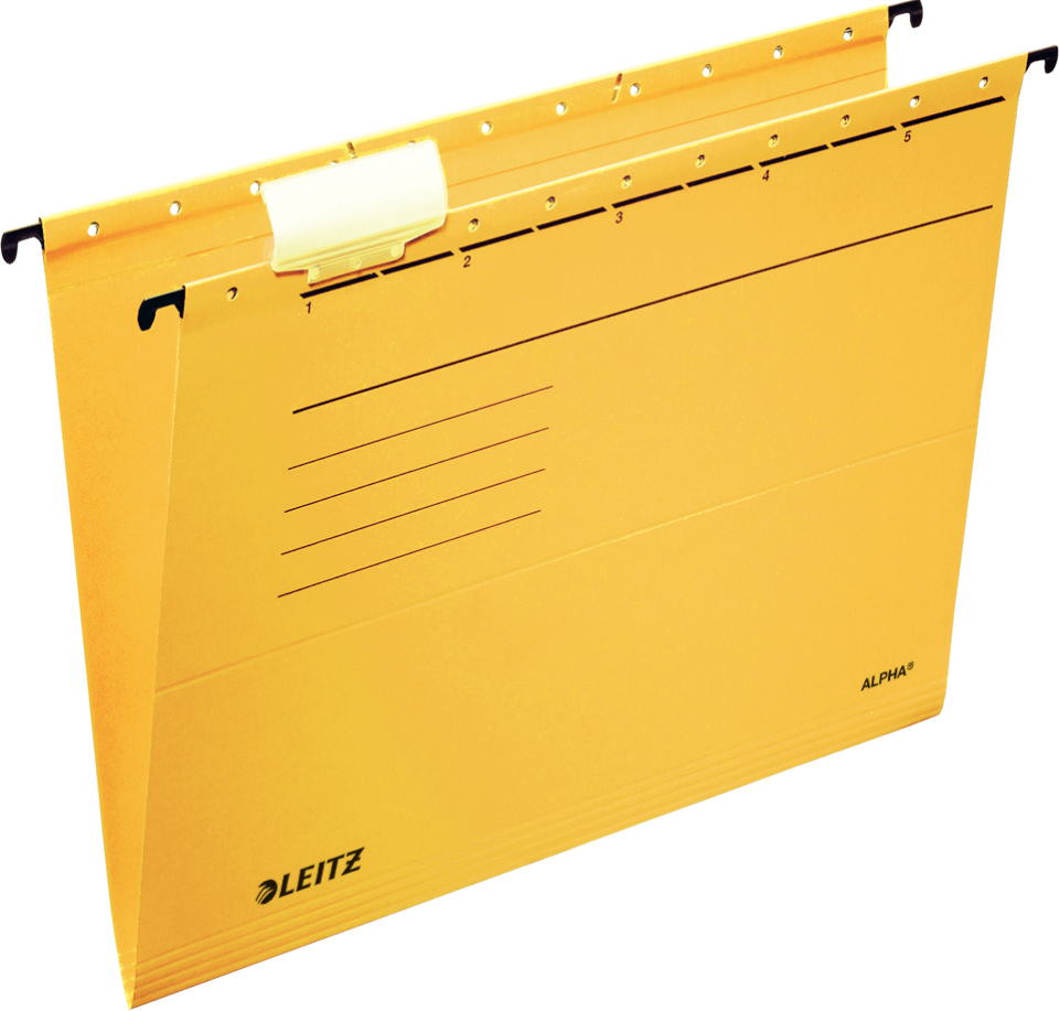 LEITZ Hängemappen ALPHA® 1985 rot, 5 St.