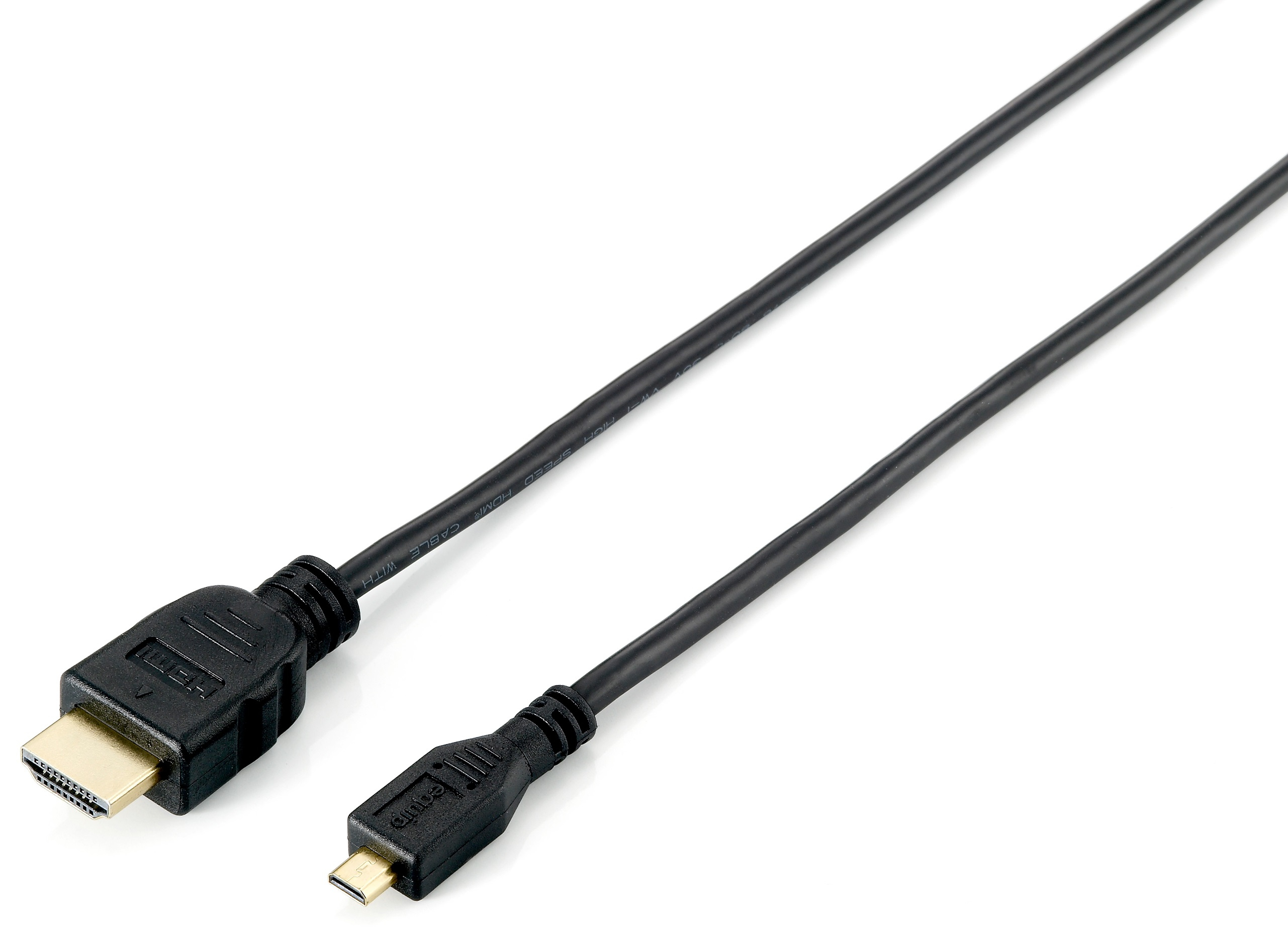 Equip HDMI->Micr.HDMI 4K/30Hz St/St 1.00m schwarz Polybeutel