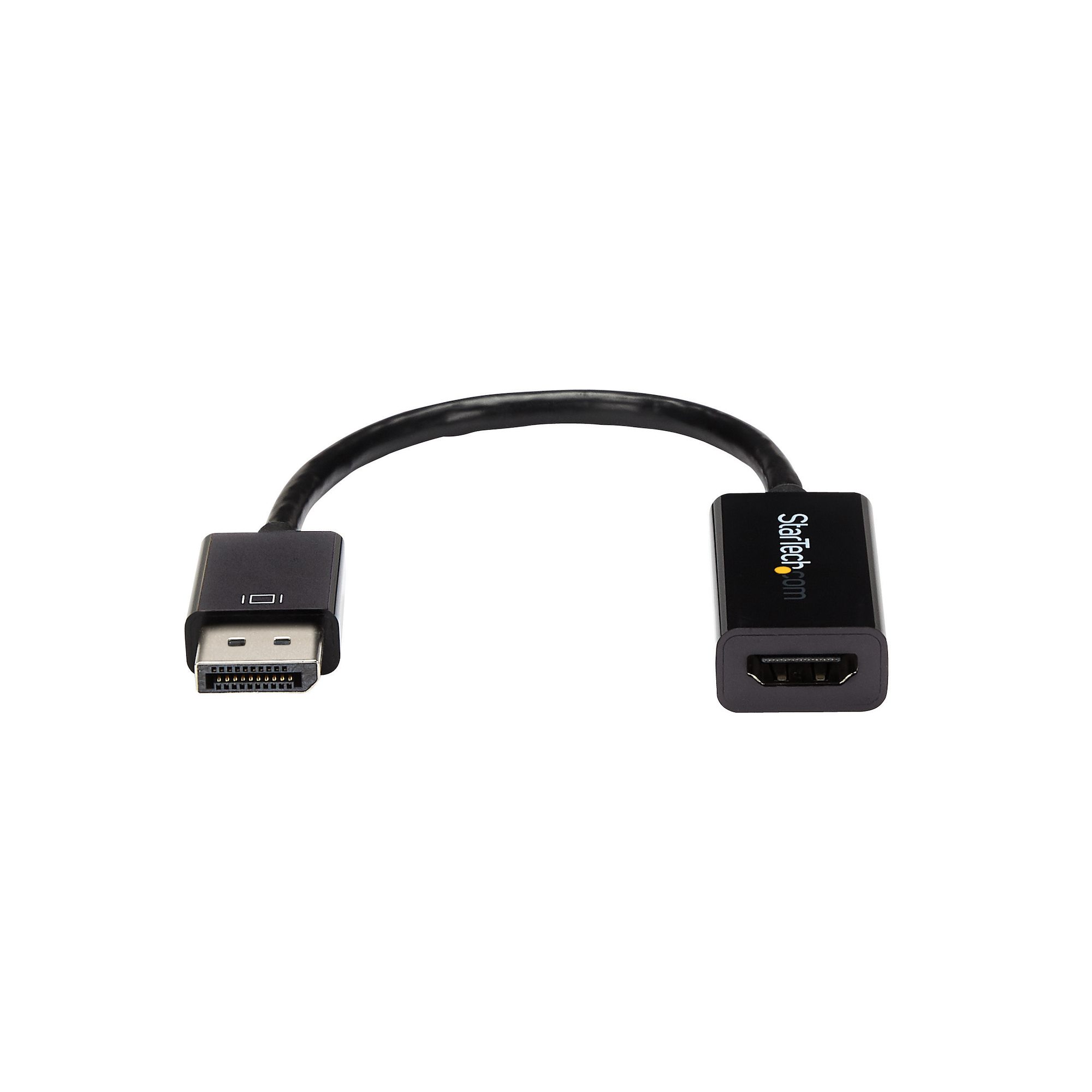STARTECH.COM DisplayPort auf HDMI 4k - 30Hz Adapter - DP 1.2 zu HDMI Video und Audio aktiv Konverter