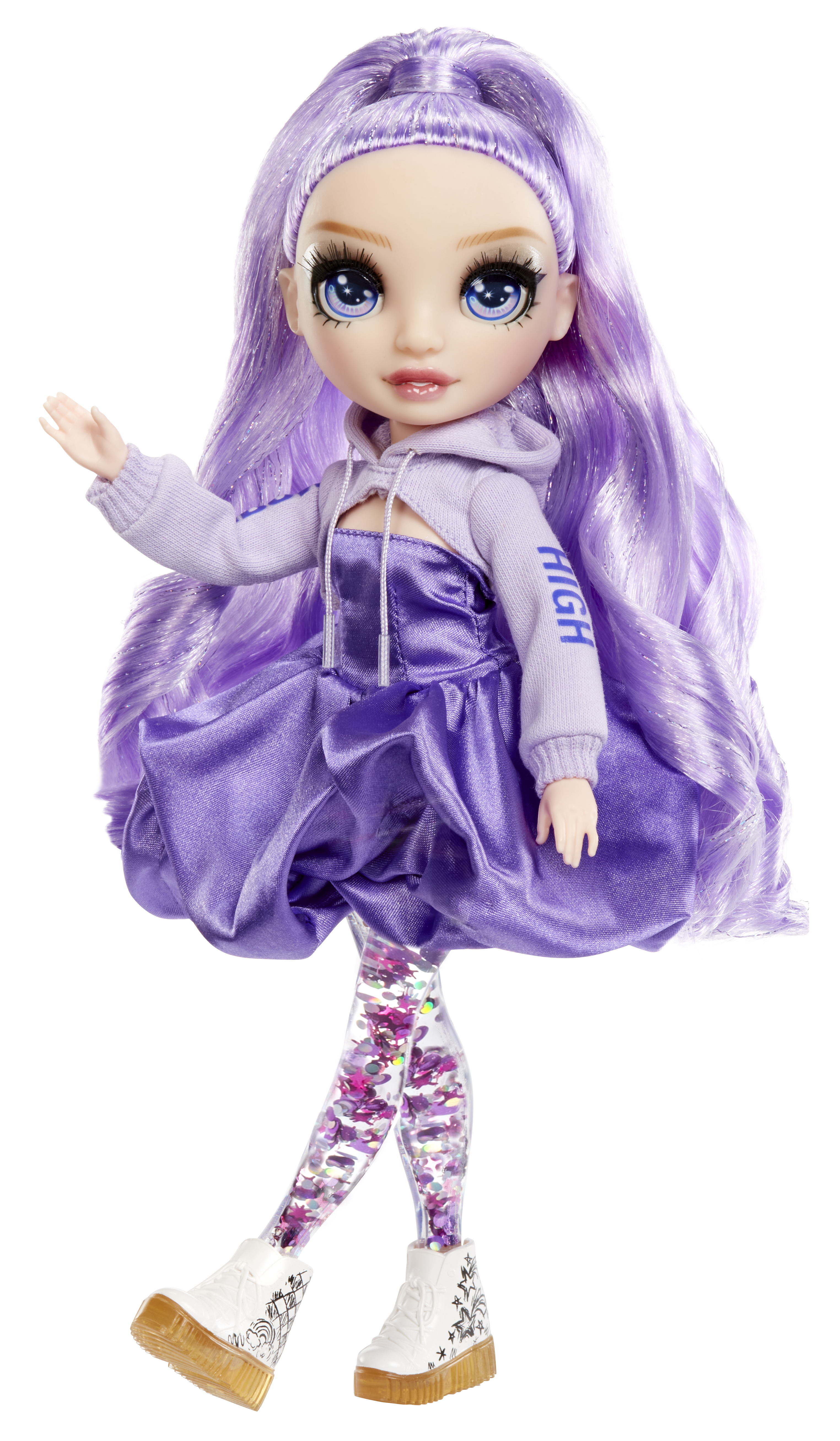 Rainbow High Rainbow High Sparkle & Shine Fashion Doll - Viola, Puppe