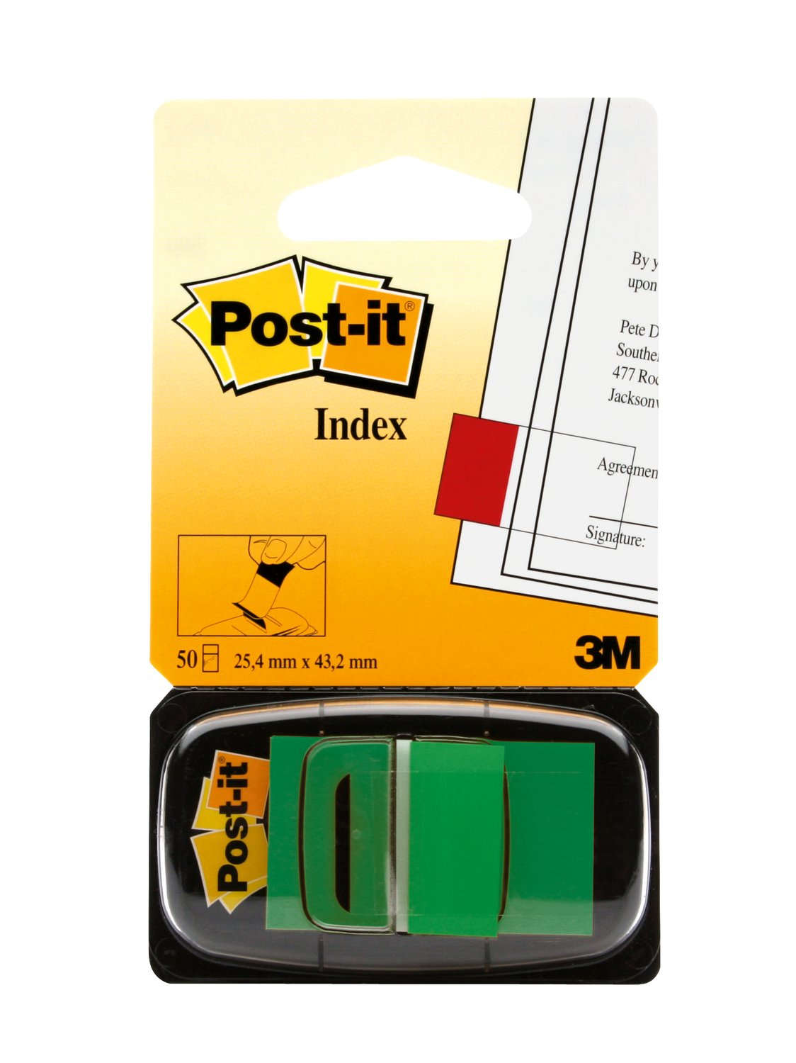 Post-it® Index Haftmarker grün 50 Streifen