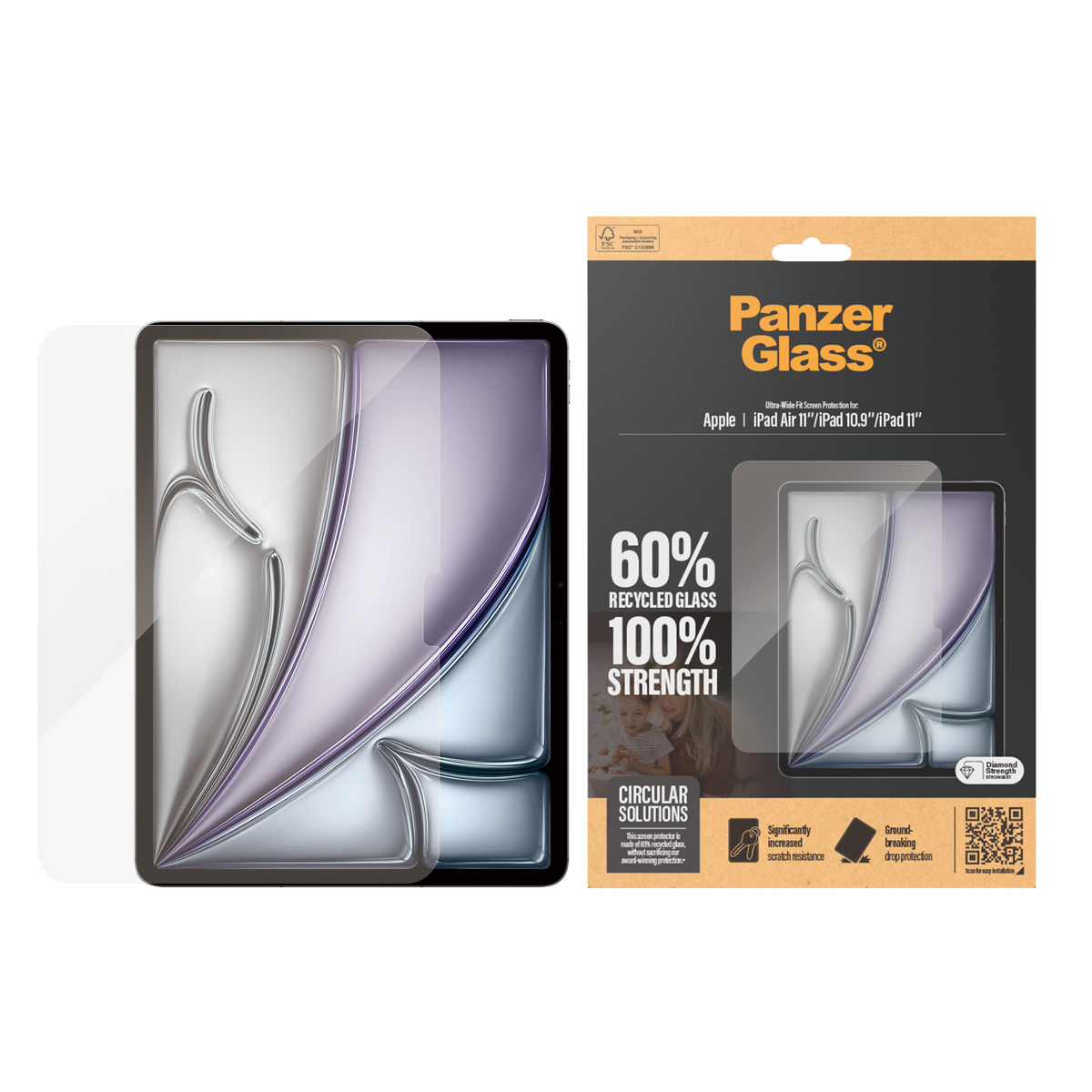 PANZERGLASS SCREEN PROTECTOR IPAD AIR 10.9IN AND IPAD 10.9IN