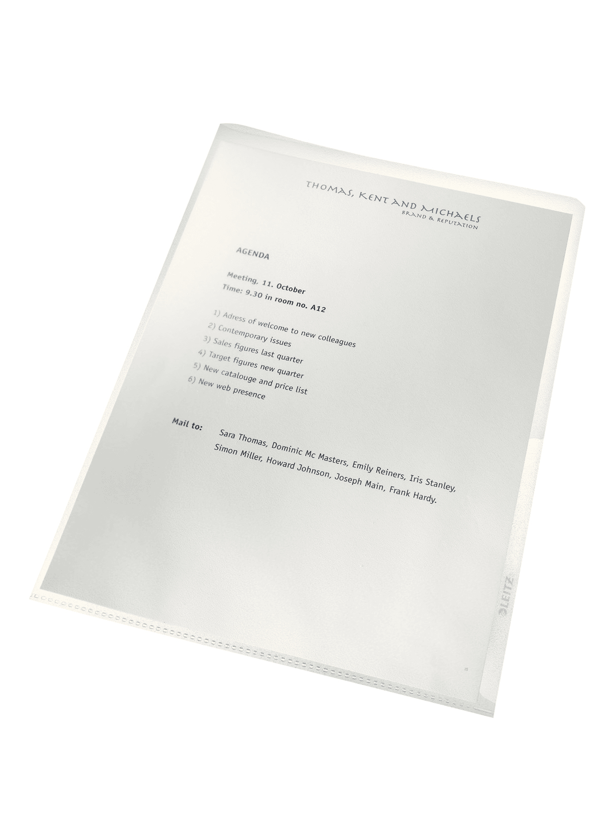 LEITZ Sichthüllen Recycle 4001 DIN A4 transparent genarbt 0,14 mm, 25 St.