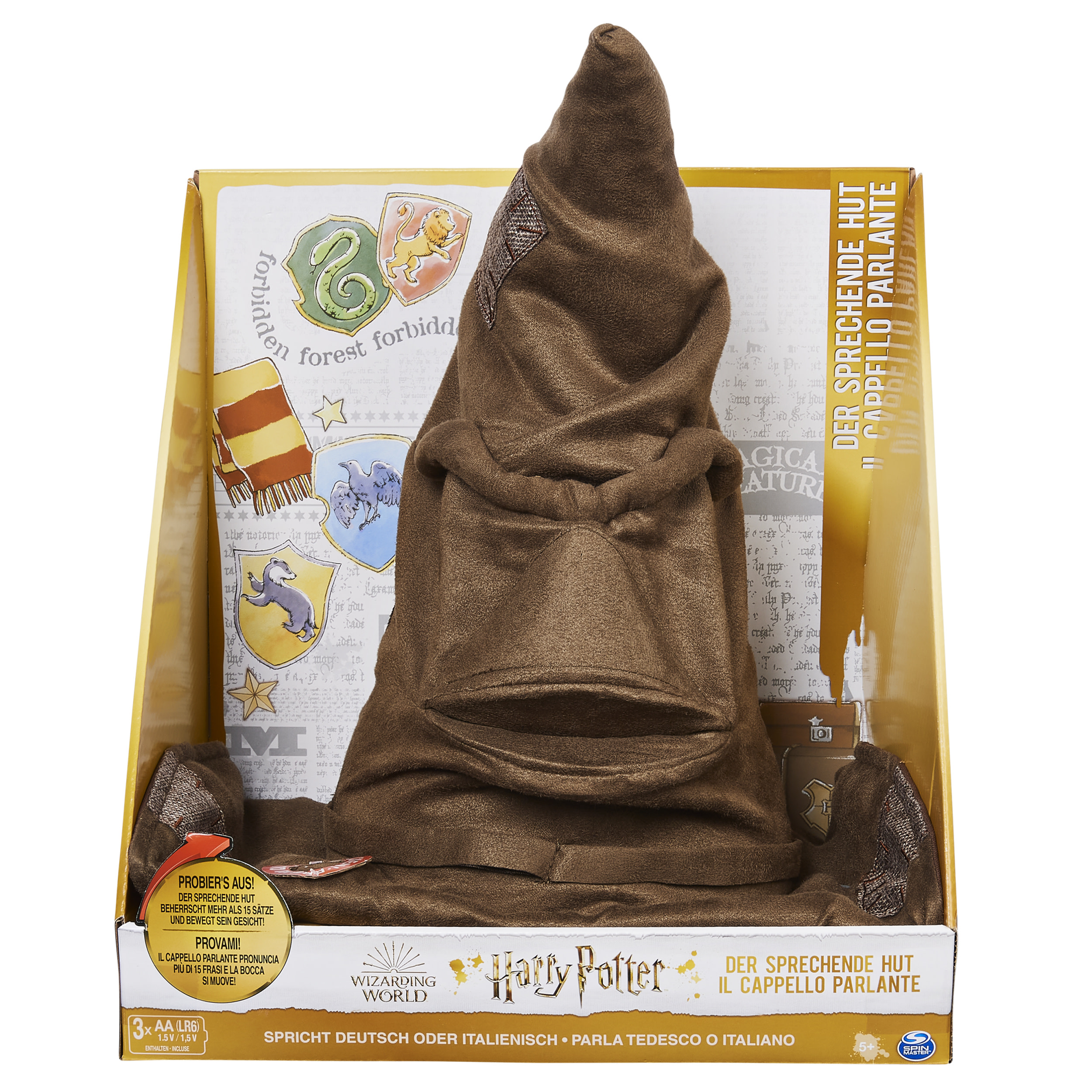 Wizarding World Harry Potter - Interaktiver Sprechender Hut, Rollenspiel