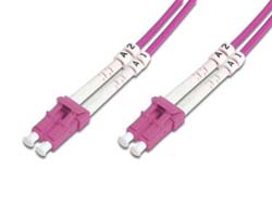 DIGITUS LWL Patchkabel LC -> LC 2.00m Multimode Duplex OM4
