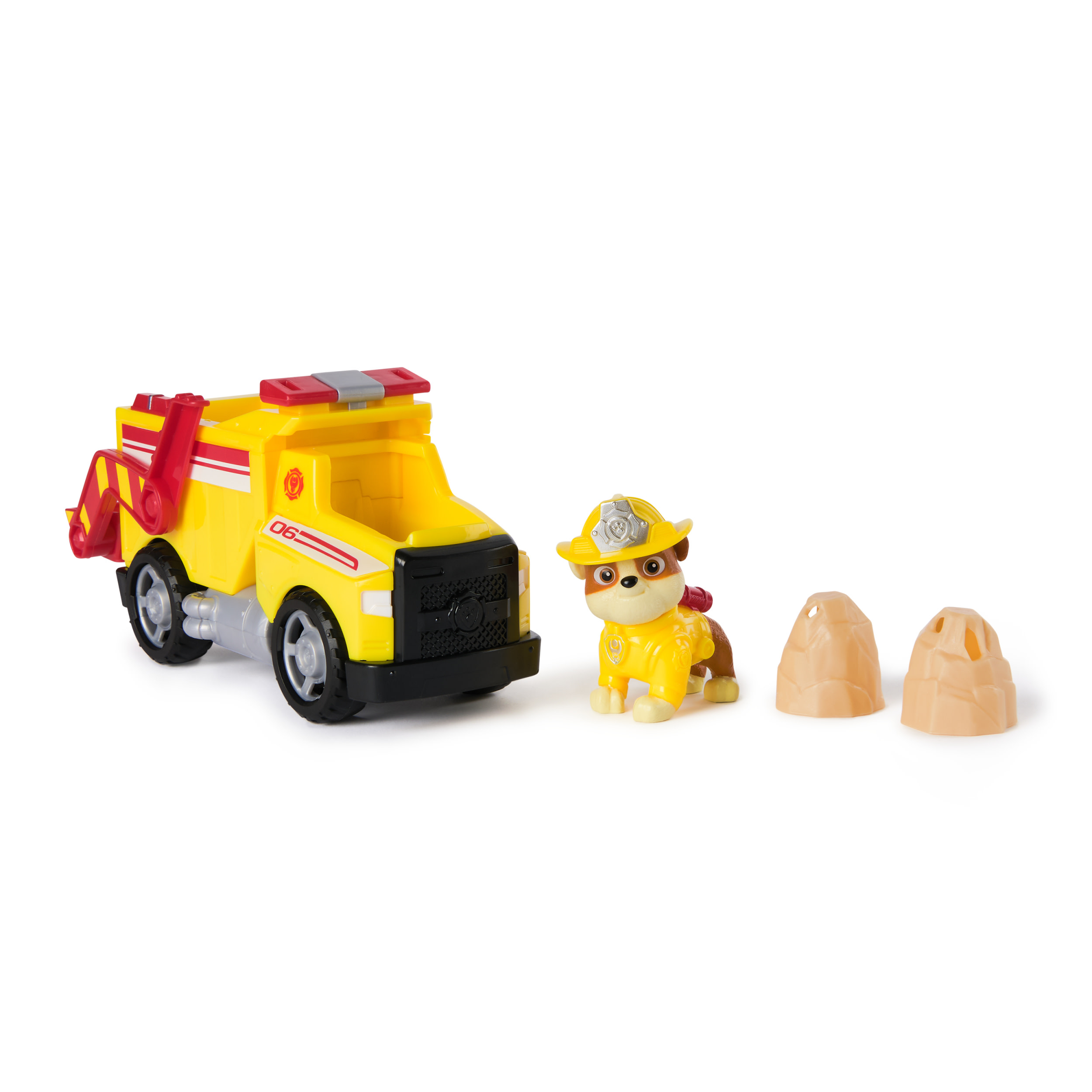Paw Patrol Fire Rescue - Rubbles Rettungs-Truck, Spielfahrzeug