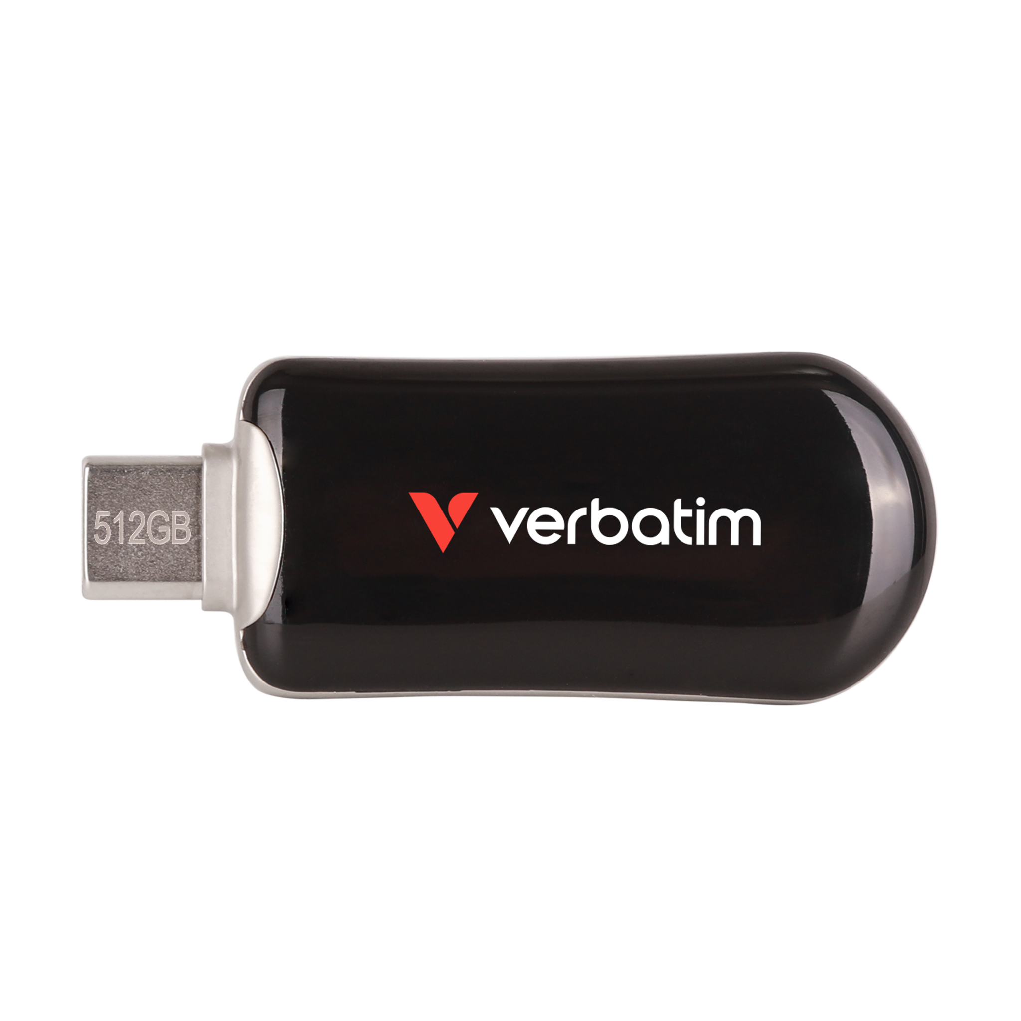 Verbatim Plectra Black 512GB USB-C Flash Drive 302