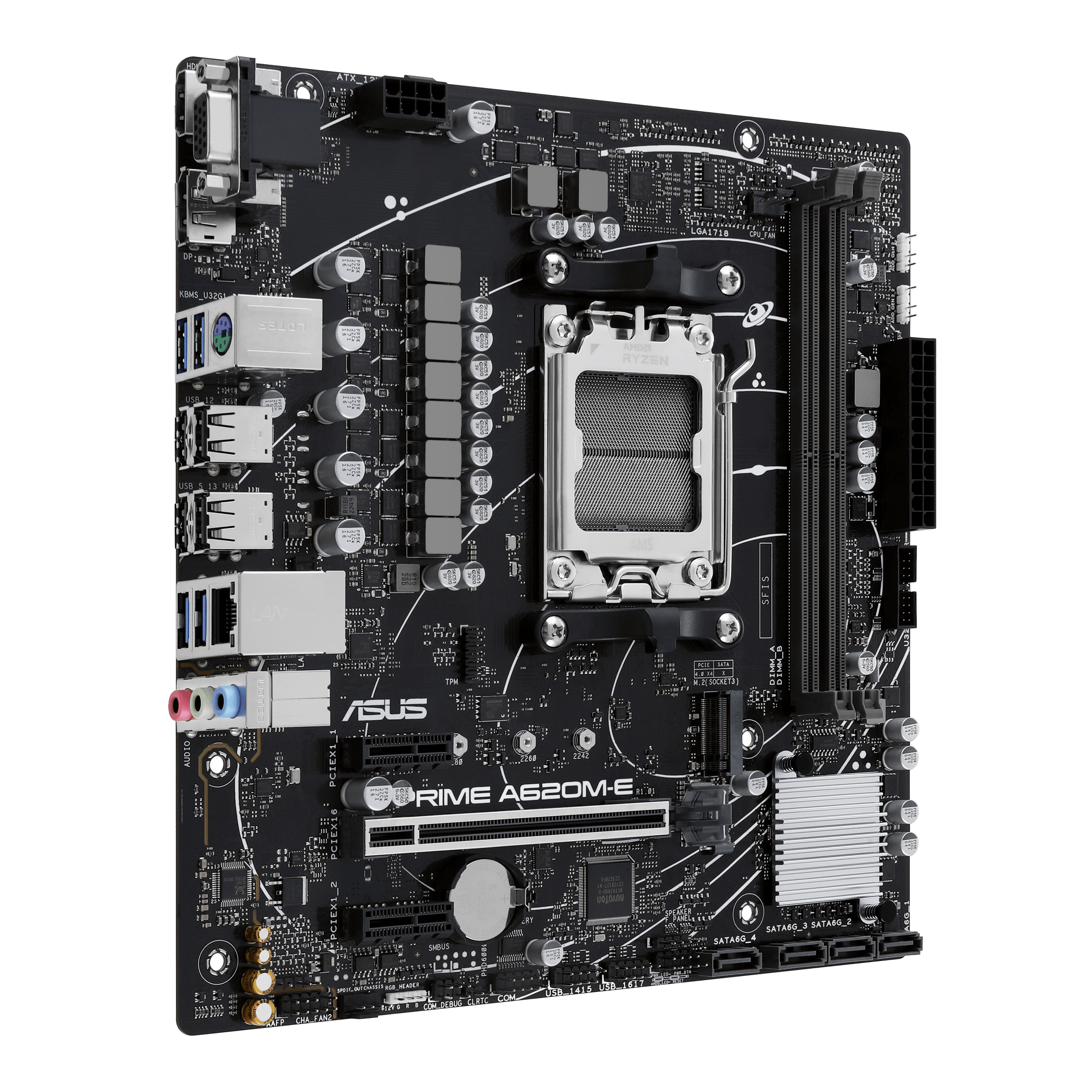 ASUS PRIME A620M-E-CSM AM5 2xDDR5 mATX MB 4xSATA 1xM.2