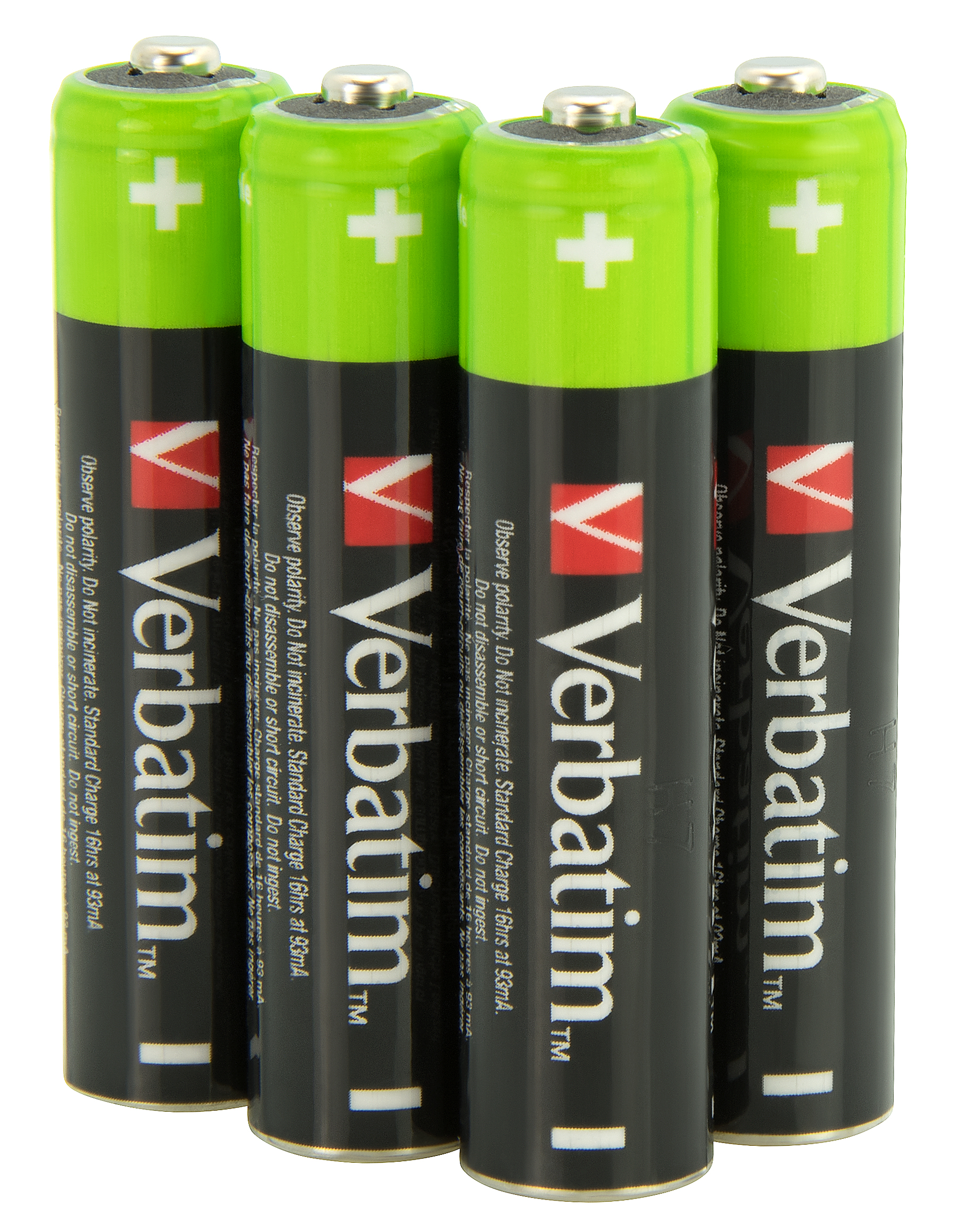 Verbatim RECHARGEABLE BATTERY AAA 4 PACK / HR03
