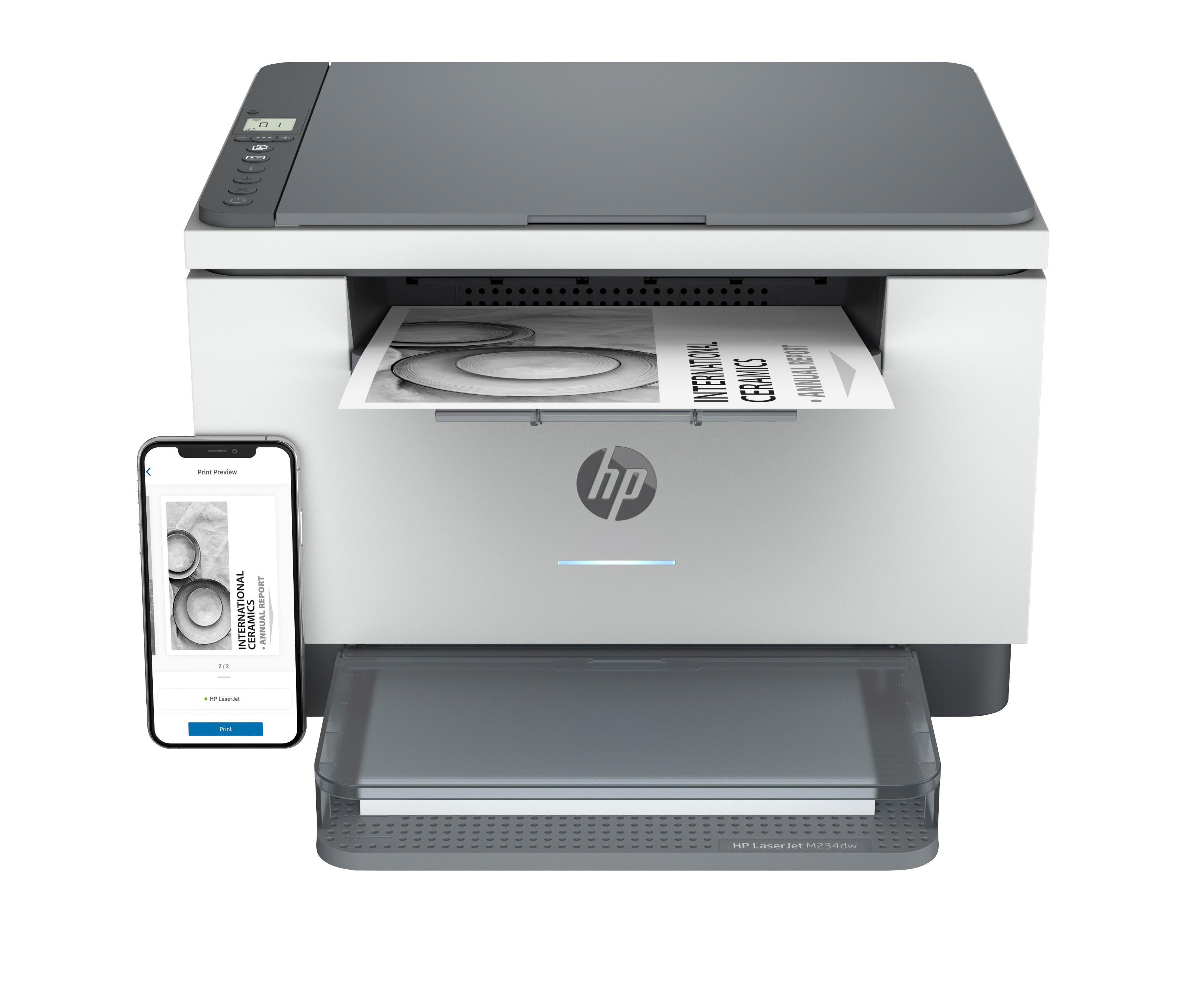 HP LaserJet MFP M234dw 3 in 1 Laser-Multifunktionsdrucker weiß