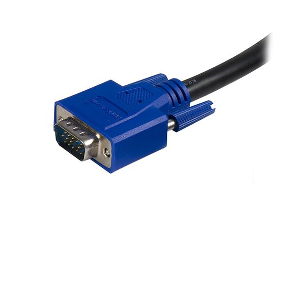 10 FT. USB + VGA 2-IN-1 KVM SWITCH CABLE