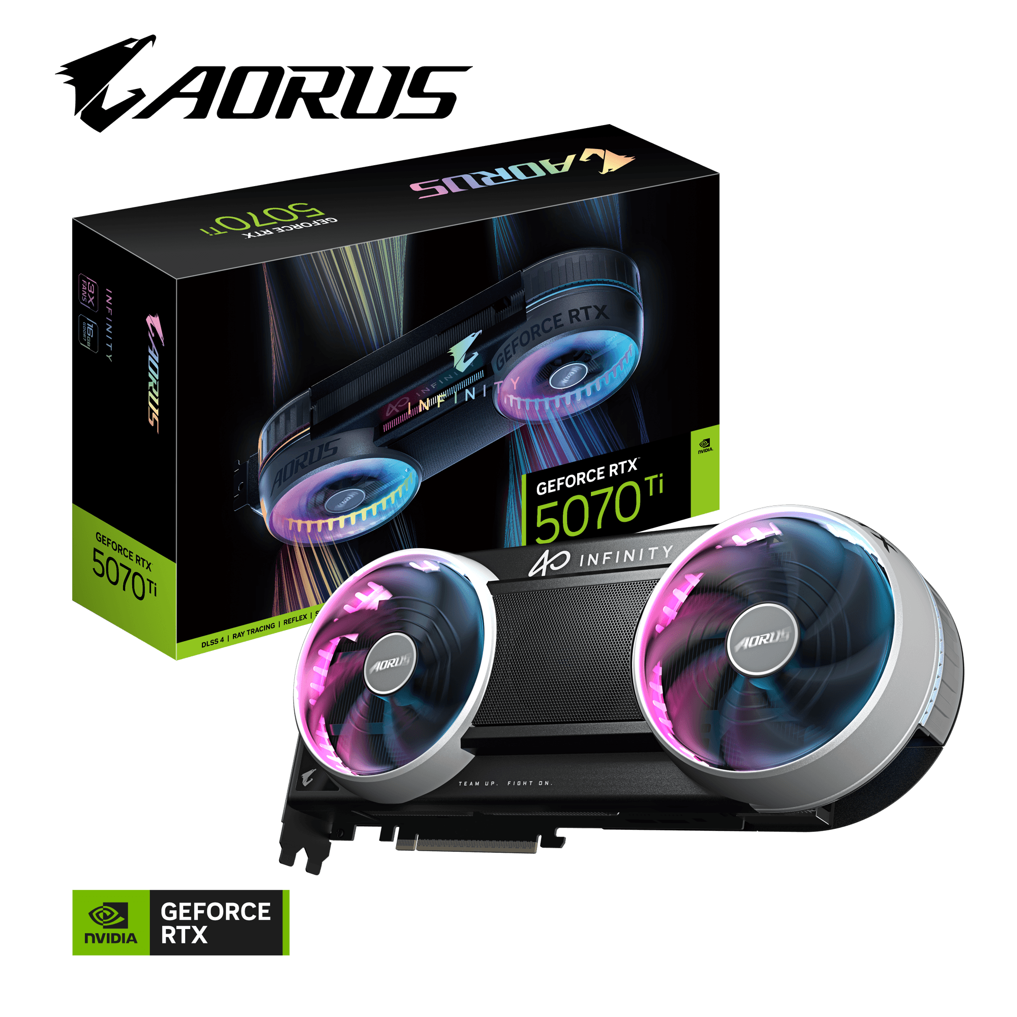 GIGABYTE AORUS GeForce RTX 5070 Ti INFINITY 16GB