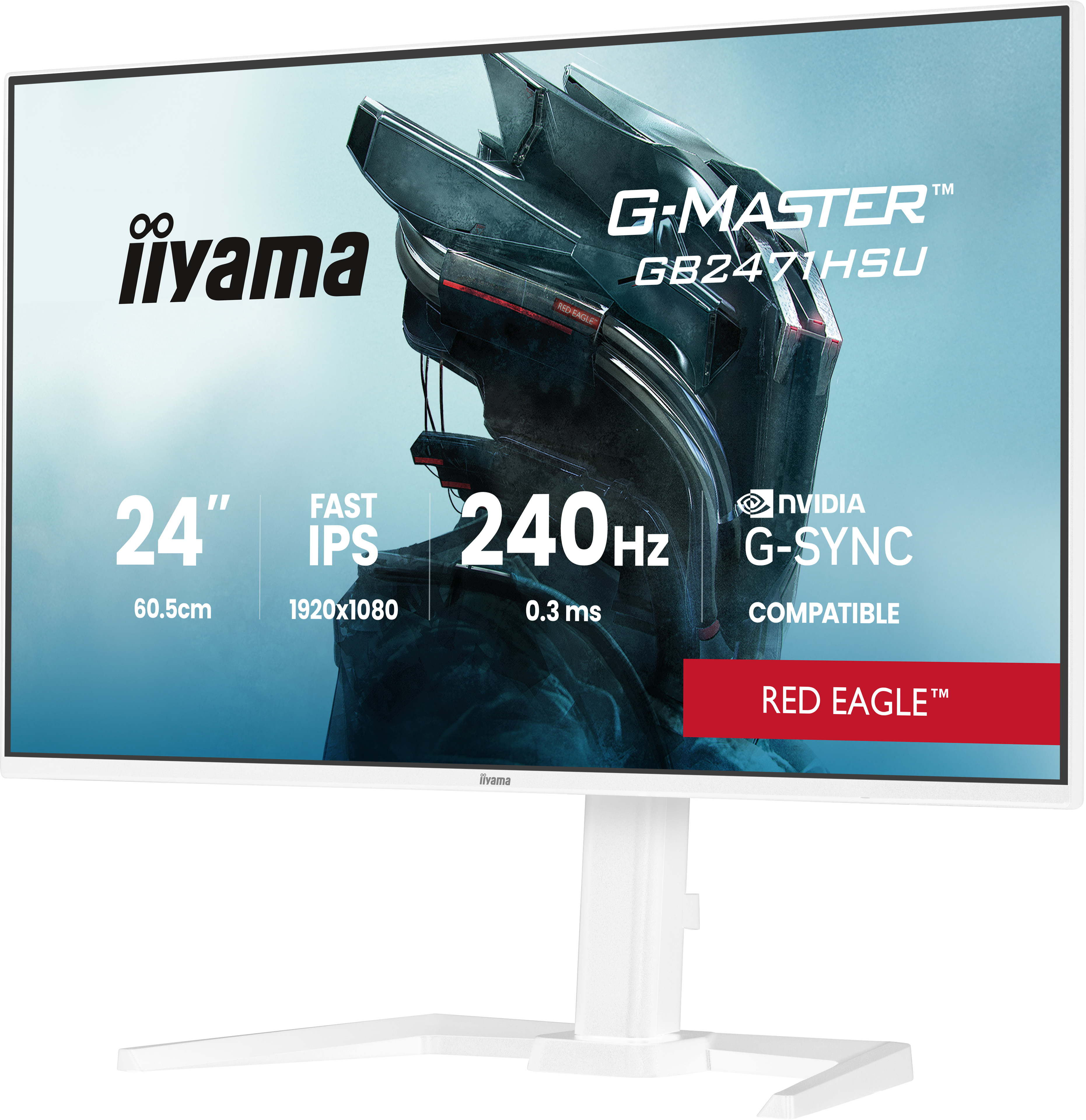 IIYAMA 60.5cm (24) GB2471HSU-W1 16:9 2xHDMI+DP+USB-C IPS