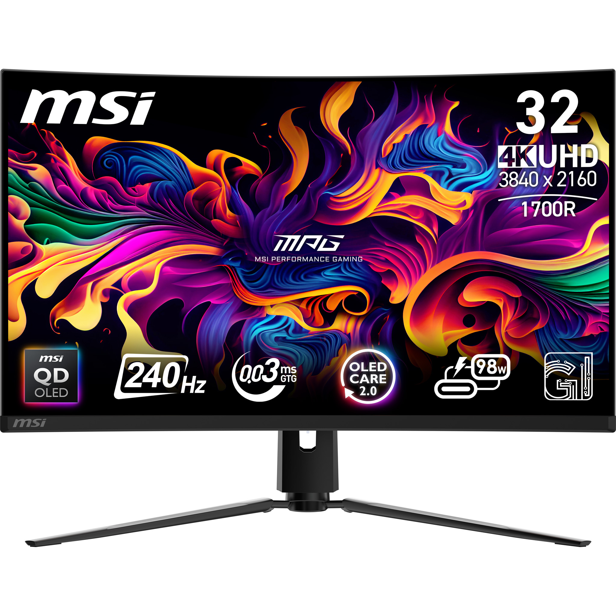 MPG 321CURXDE QD-OLED, Gaming-Monitor