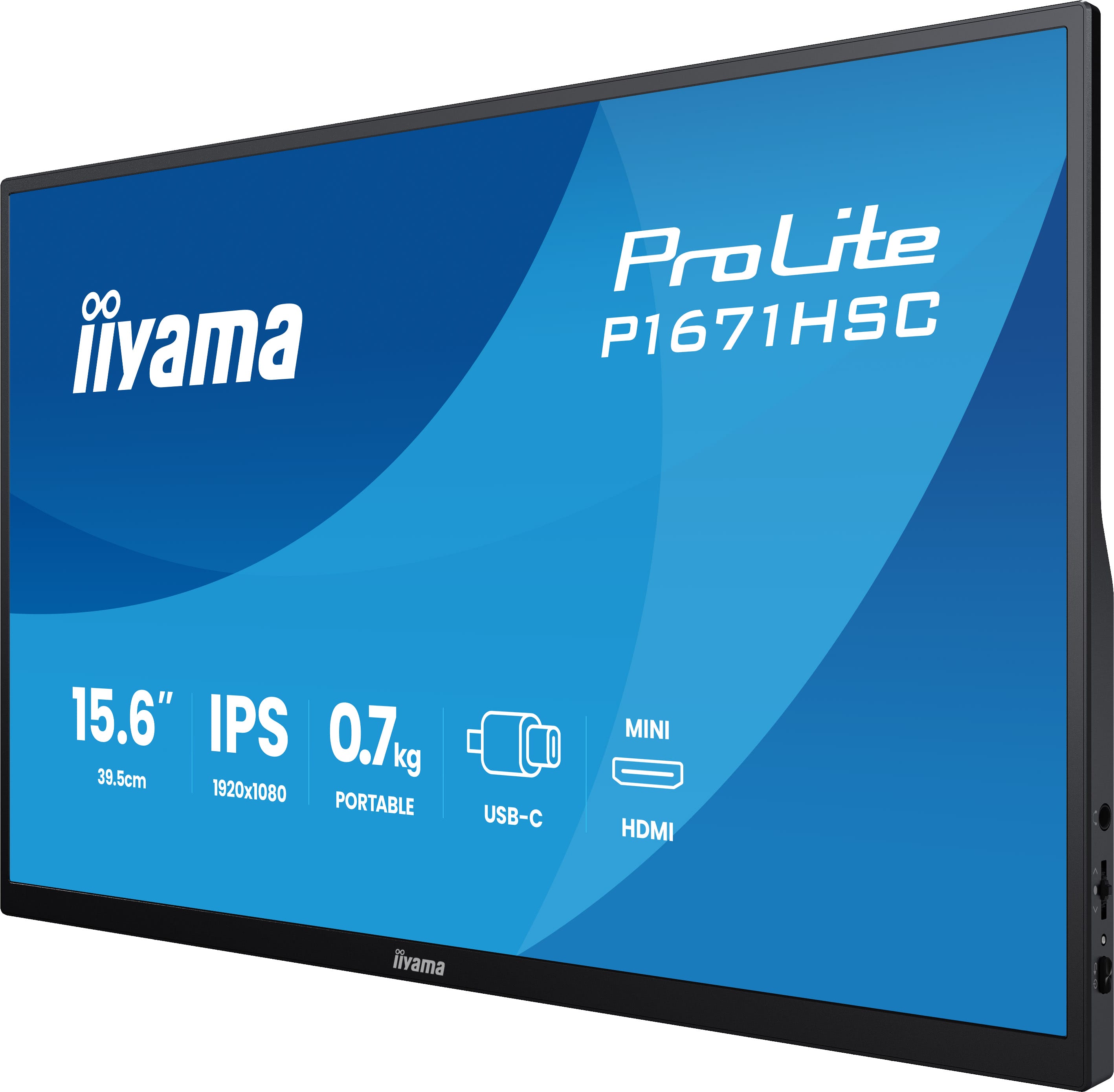 IIYAMA 39,5cm (15,6) P1671HSC-B1 16:9 mHDMI+2xUSB-C IPS