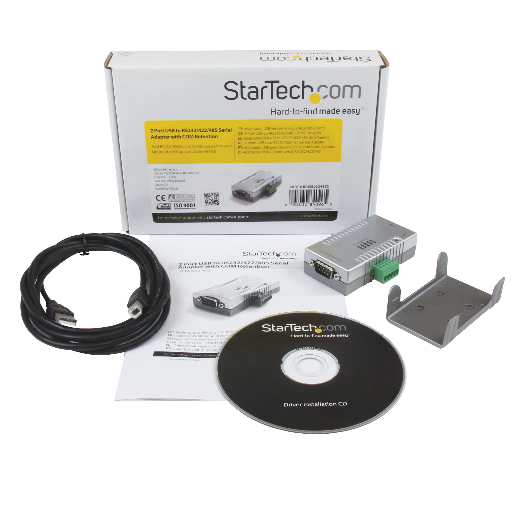 2 PORT USB TO SERIAL ADAPTER .