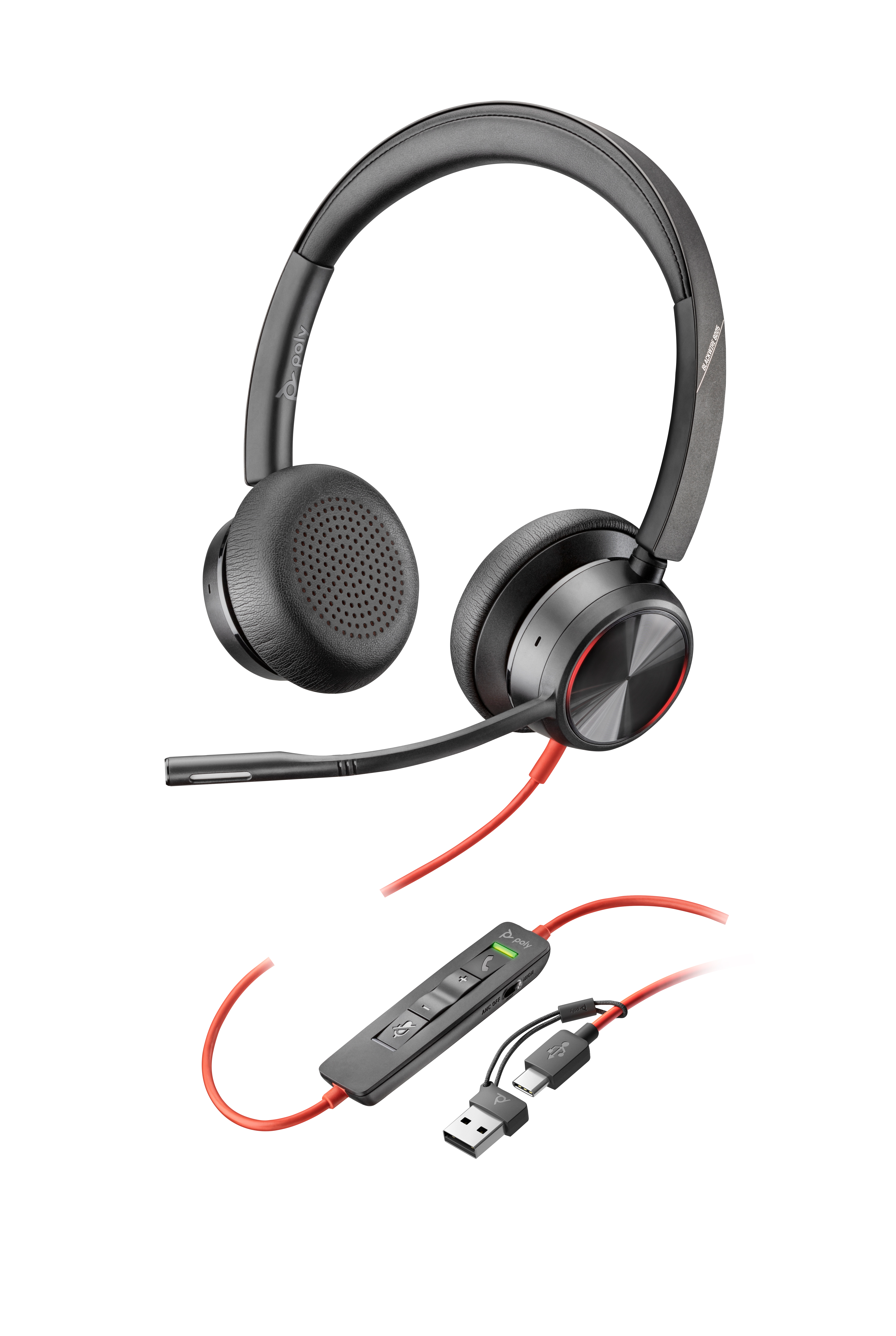 HP Poly Blackwire 8225 - Headset - On-Ear - kabelgebunden