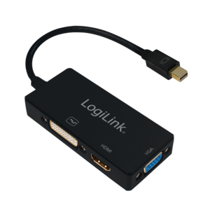 Logilink 4K Mini DisplayPort 1.2 zu DVI/HDMI/VGA Adapter