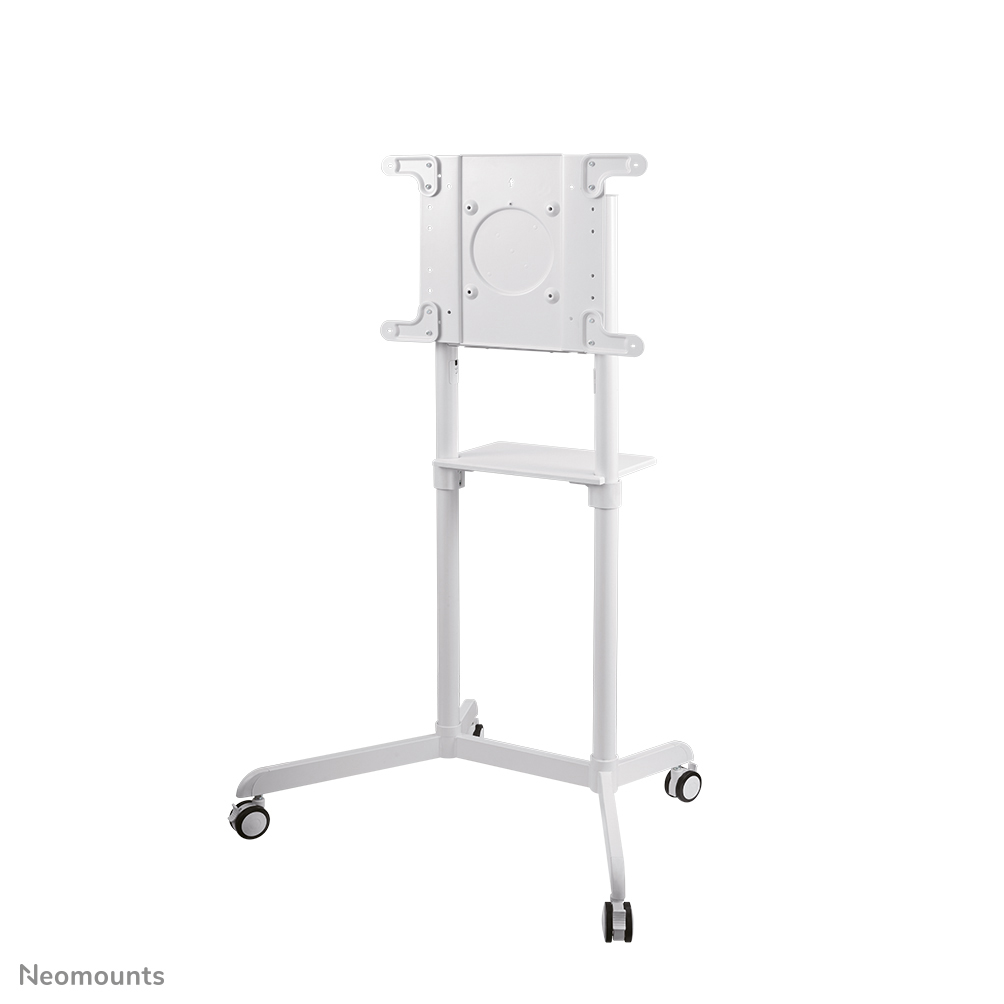 NEOMOUNTS TV/Monitor FloorStand Rollwagen 94-177,8cm 30-70Zoll max 70kg Höhe 137cm Neigbar Rotierbar weiss