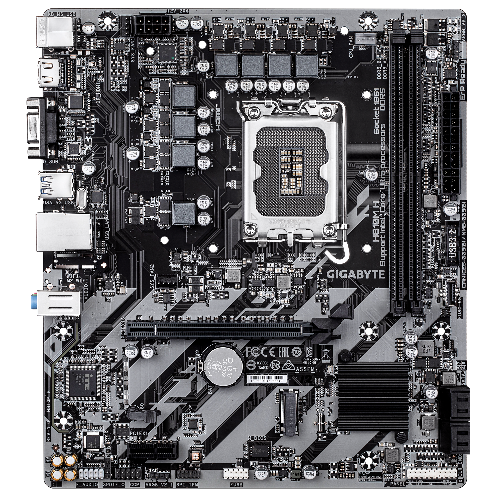 Gigabyte GA-H810M H (1851) (D)