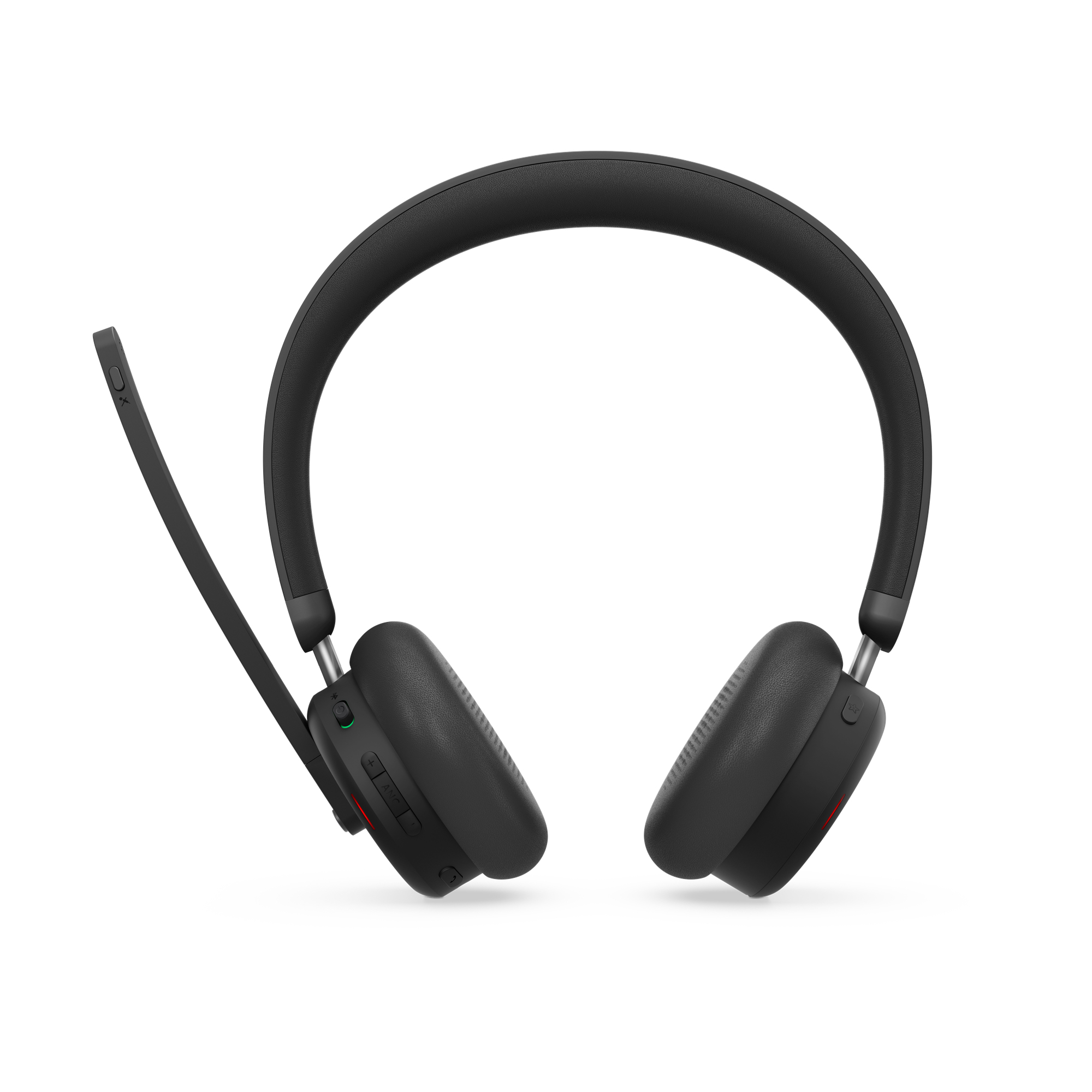 LENOVO 6550 Headset on-ear Bluetooth wireless active noise cancelling USB-C black Certified for Microsoft Teams