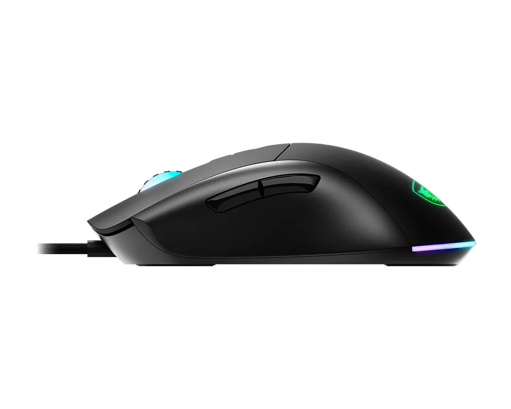MSI Forge GM320 Gaming Maus, Black, USB