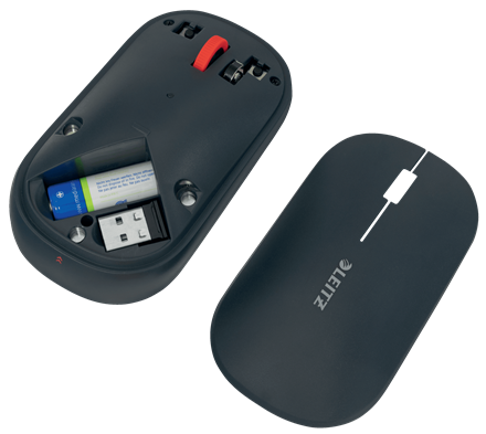 LEITZ Cosy Maus kabellos grau