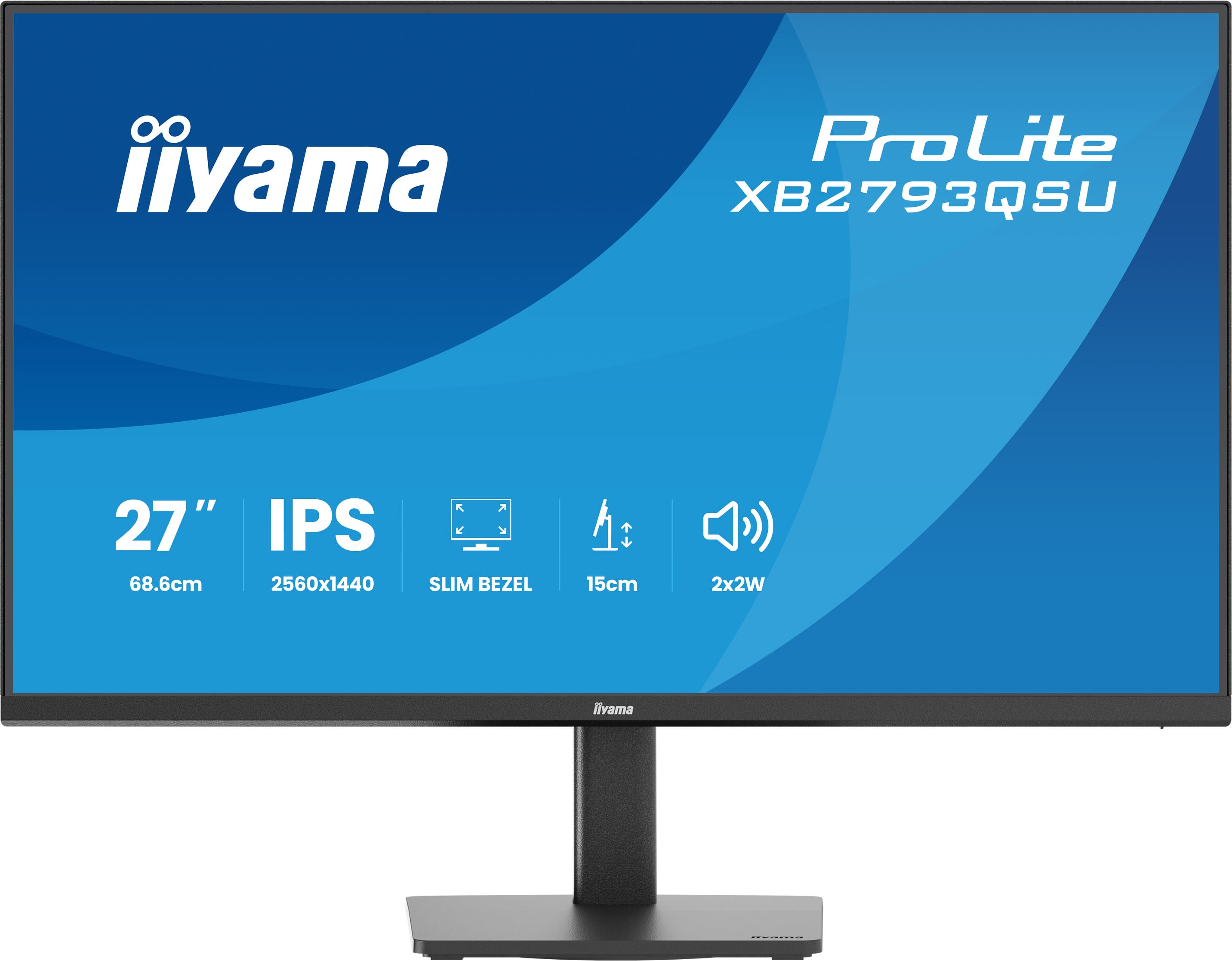 IIYAMA 68.6cm (27) XB2793QSU-B1 16:9 HDMI+DP+2xUSB IPS