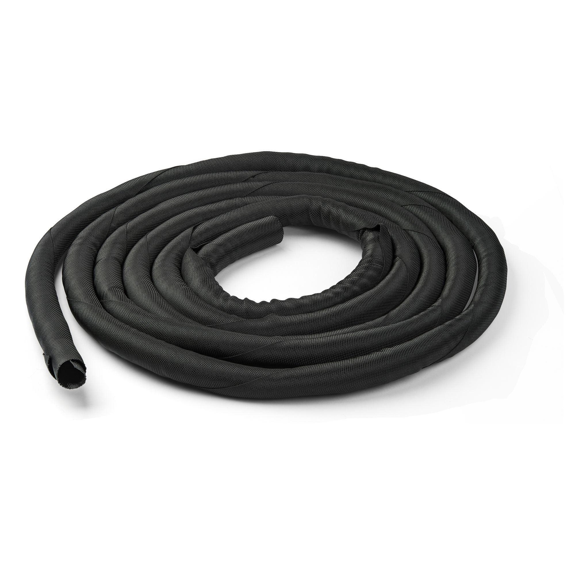 STARTECH.COM 15 ft. / 4.6m Cable Management Sleeve - Trimmable Fabric - Cord Concealer - Wire Hider - Cord Organizer WKSTNCM2