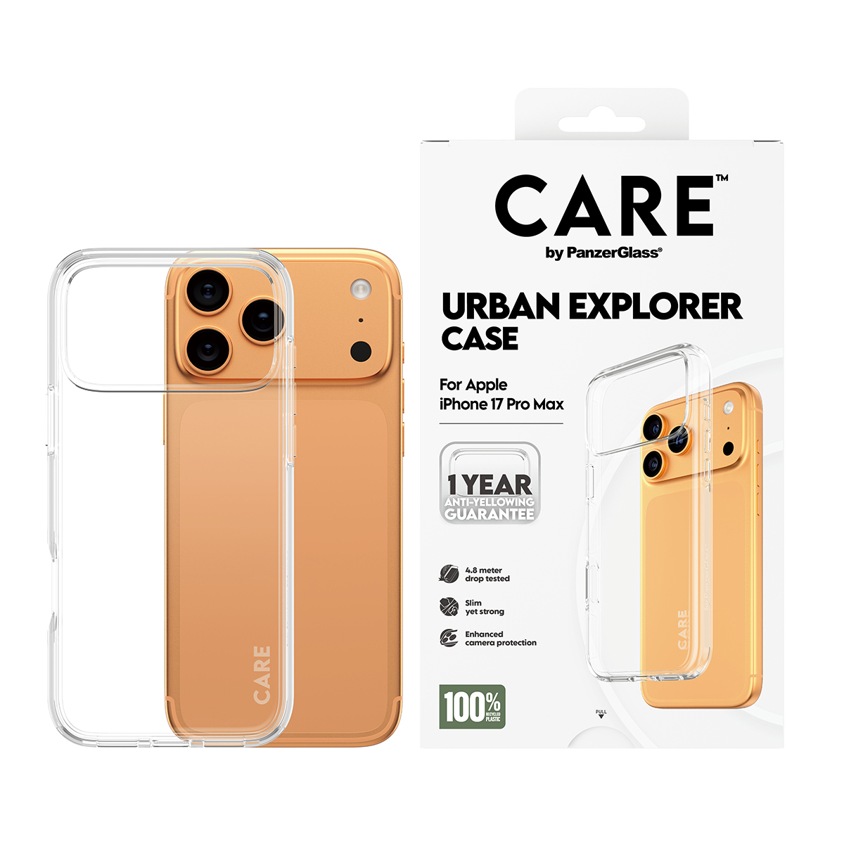 CARE BY FLAGSHIP CASE TRANSPARE EXPLORER W. CLEAR FRAME IPHONE 1