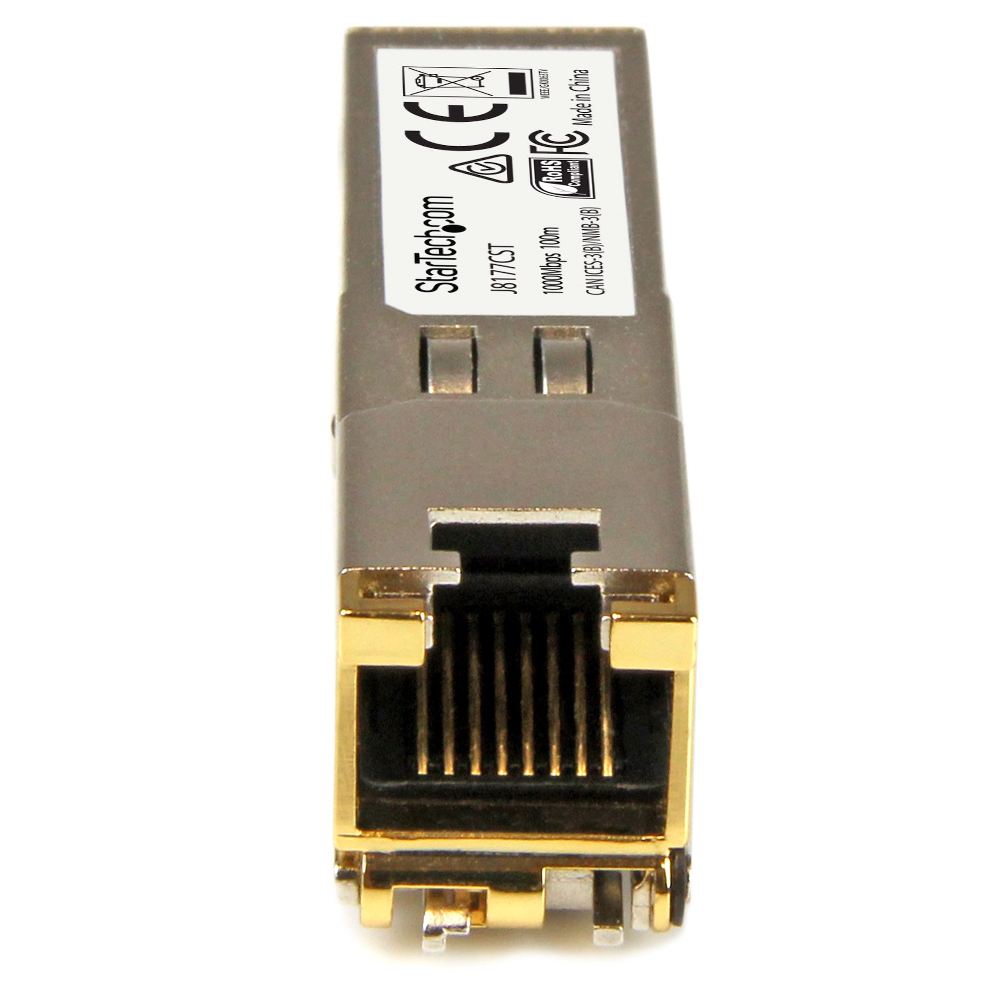 StarTech.com SFP Transceiver Modul 1000BASE-T kompatibel HPE J8177C Kupfer