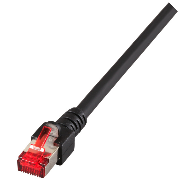 EFB RJ45 Patchkabel S/FTP Cat.6 LSZH 2.00m schwarz