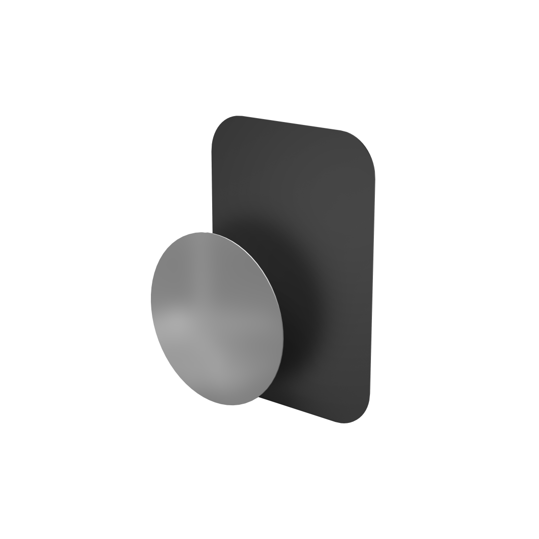 hama Ersatz-Metallplatten für hama KFZ-Halterung Magnet schwarz, Metall, 1 St.