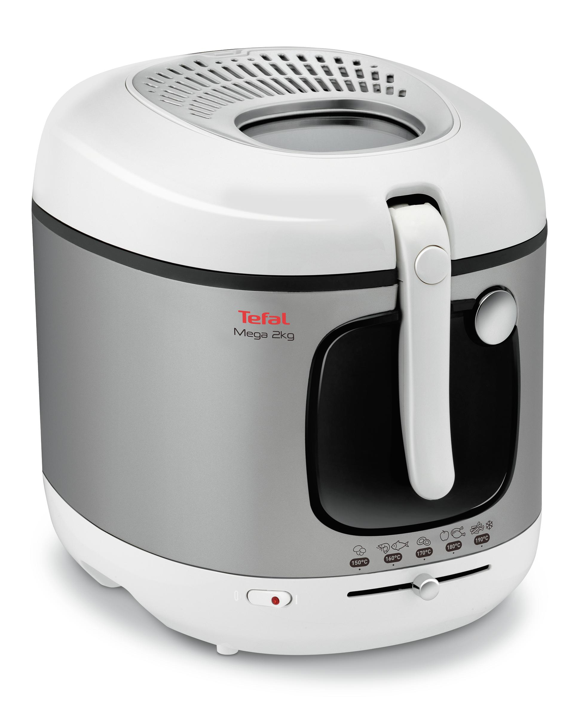 Tefal FR4800 Mega XXL Fritteuse weiß/silber
