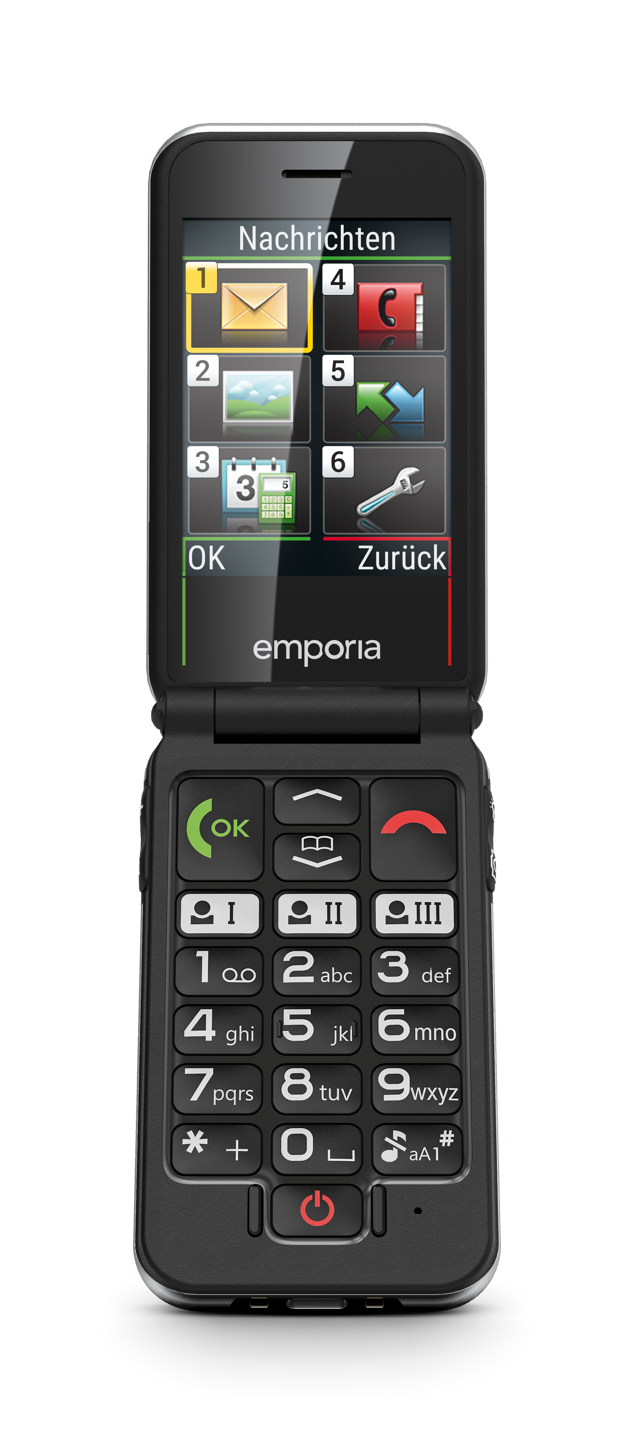 Emporia emporiaJOY (V228), LTE/4G, (V3), Großtastenklapphandy, black