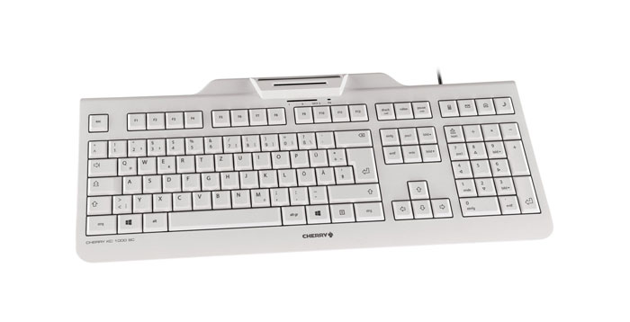 KC 1000 SC KEYBOARD AZERTY BE WHITE/GRAY