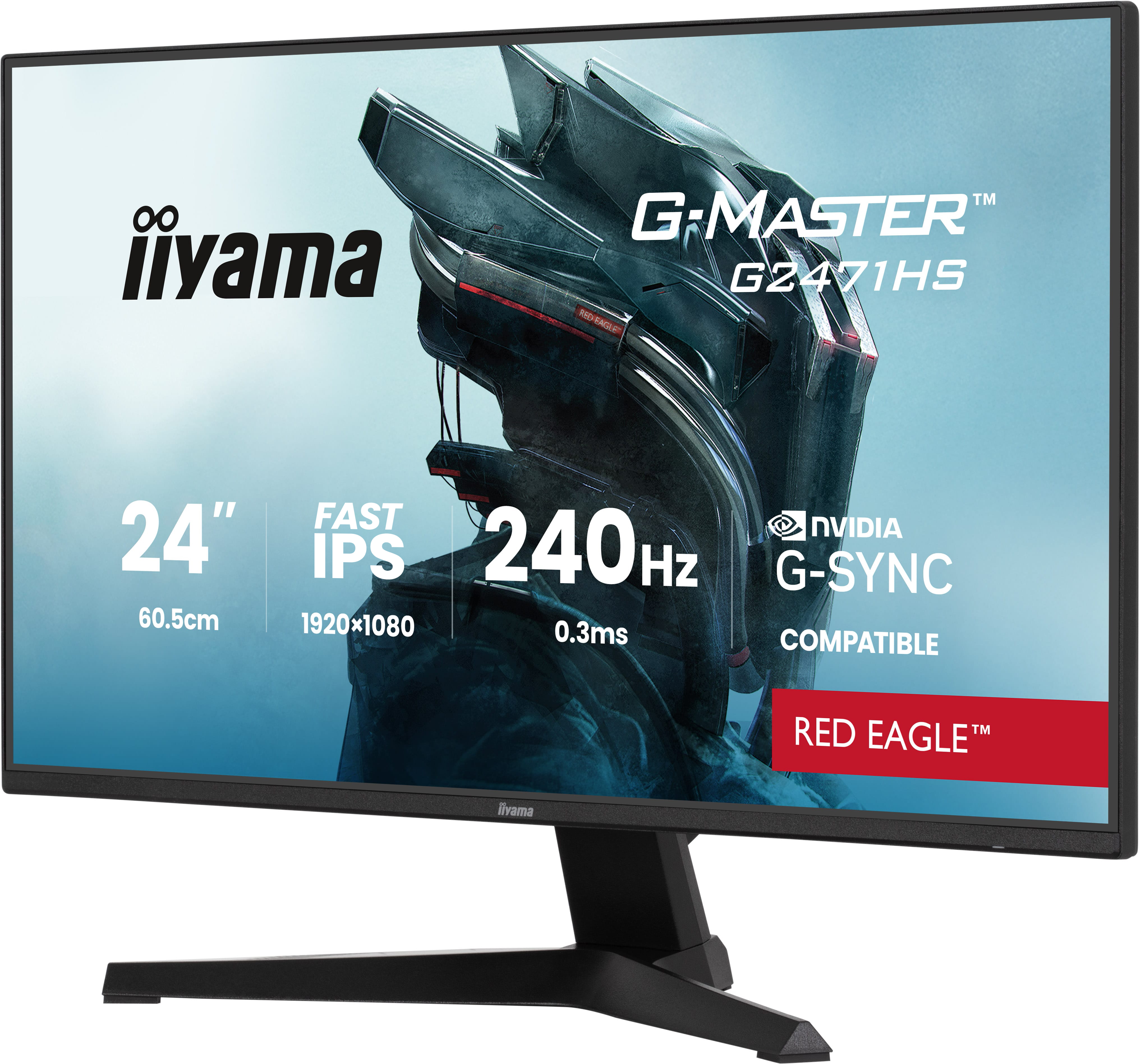 IIYAMA 60.5cm (24) G2471HS-B1 16:9 2xHDMI+DP IPS black