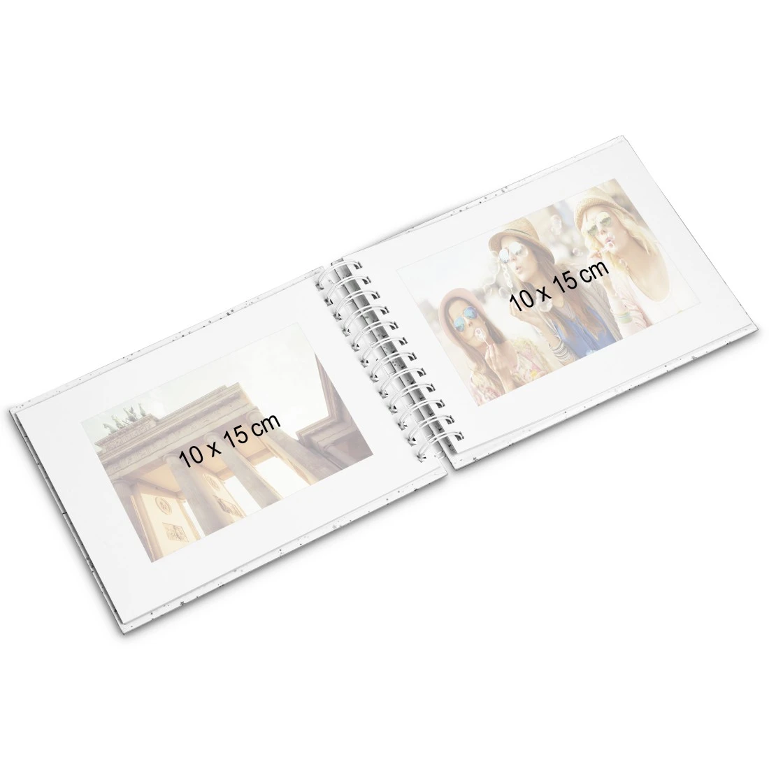 hama Fotoalbum Fine Art neutral 24,0 x 17,0 cm, 50 weiße Seiten