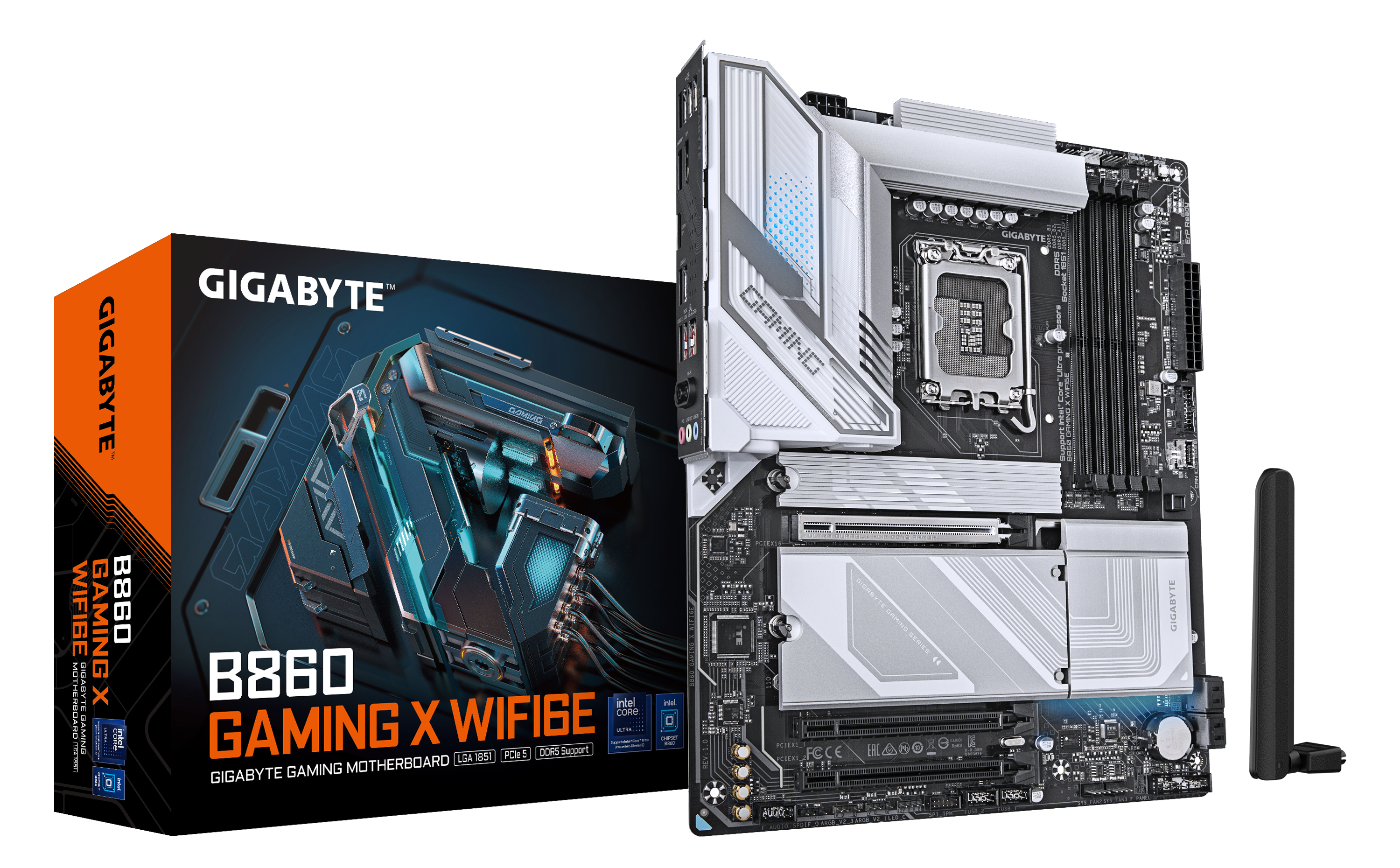 GIGABYTE B860 GAMING X WIFI6E LGA1851 4xDDR5 ATX HDMI DP USB WIFI MB