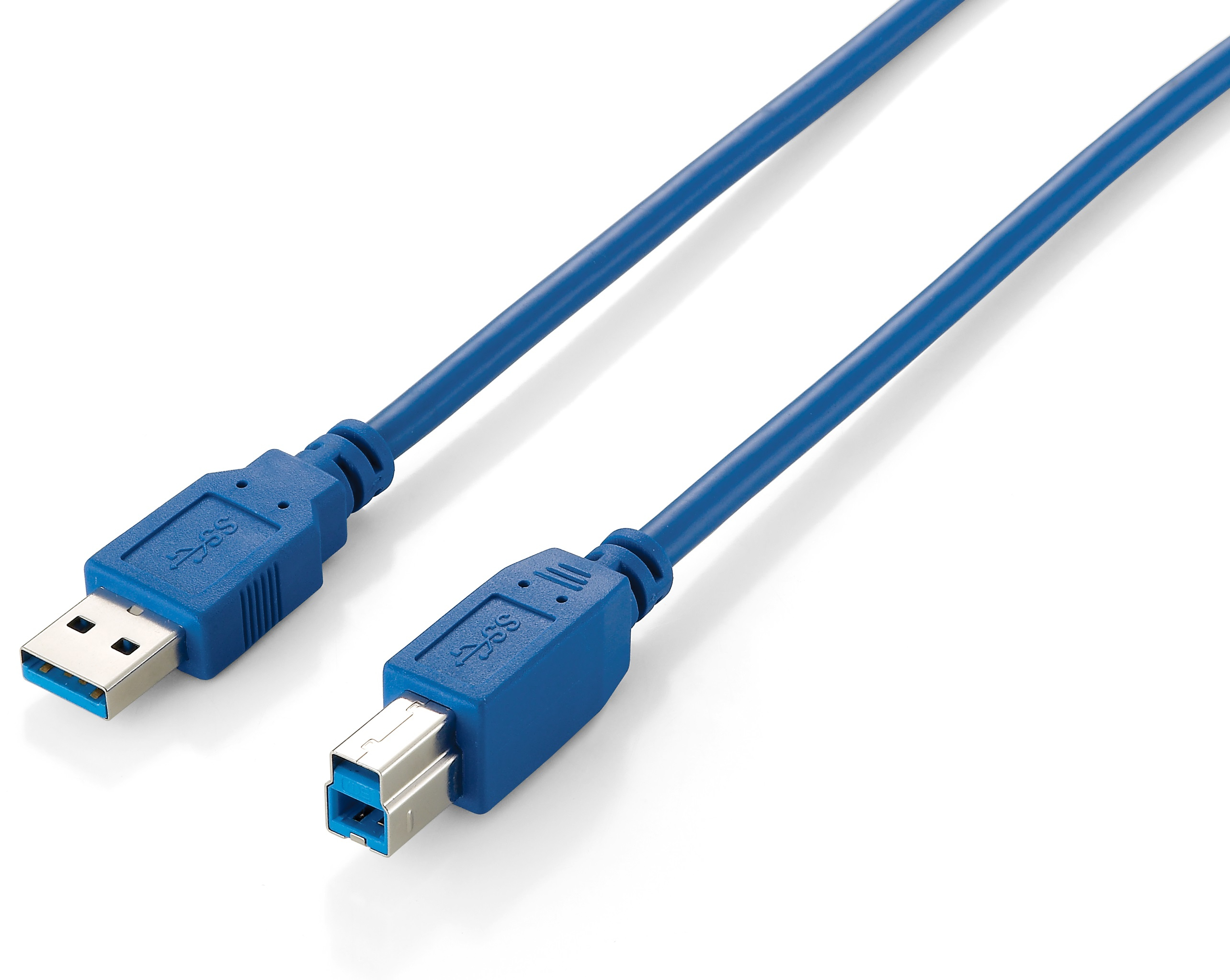 Equip USB3.0 Druckerkabel USB-A->USB-B St/St 1.00m blau Polybeutel