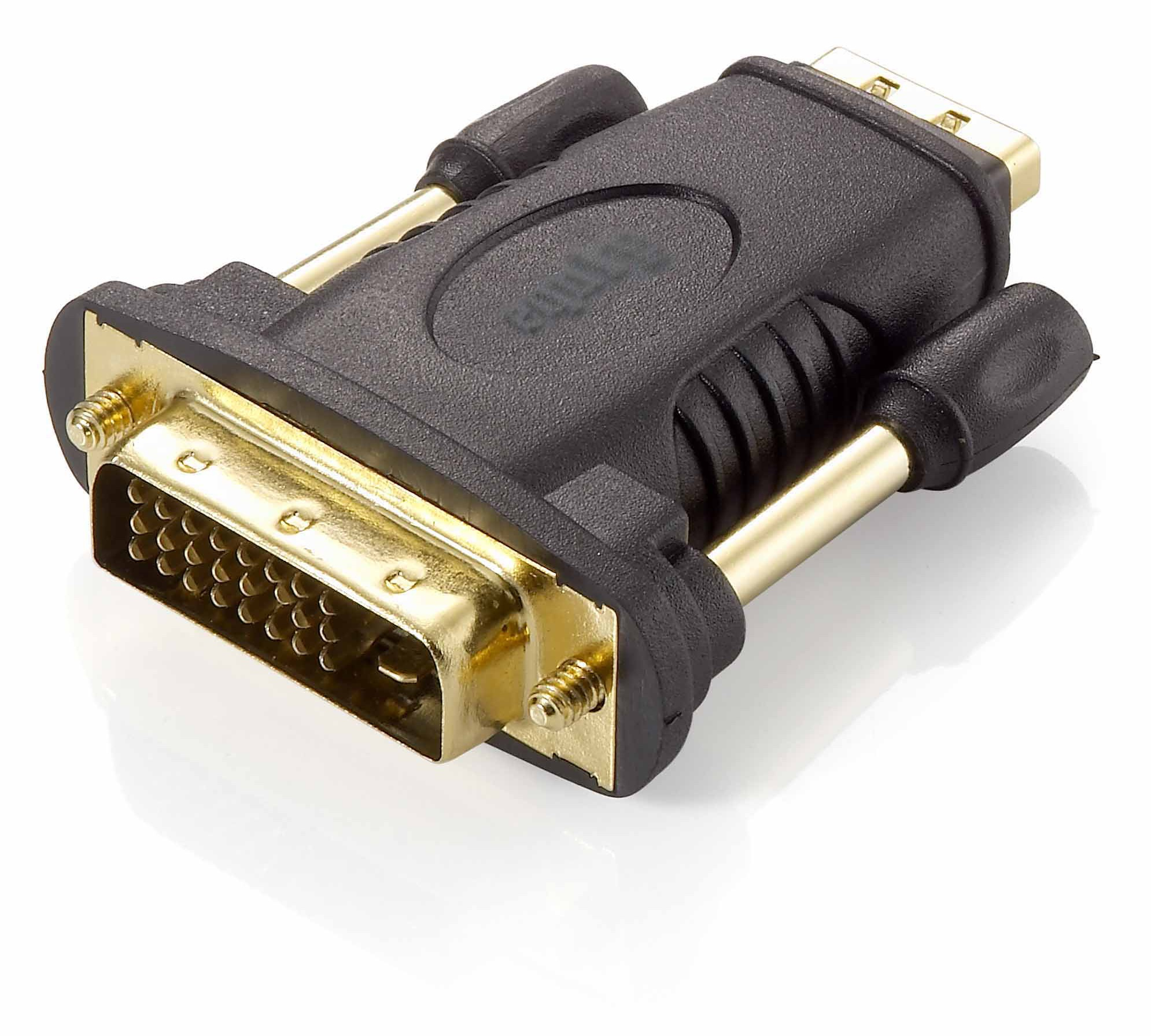 Equip Adapter DVI-D->HDMI Bidirek. 1920x1200 St/Bu sw Polybeutel
