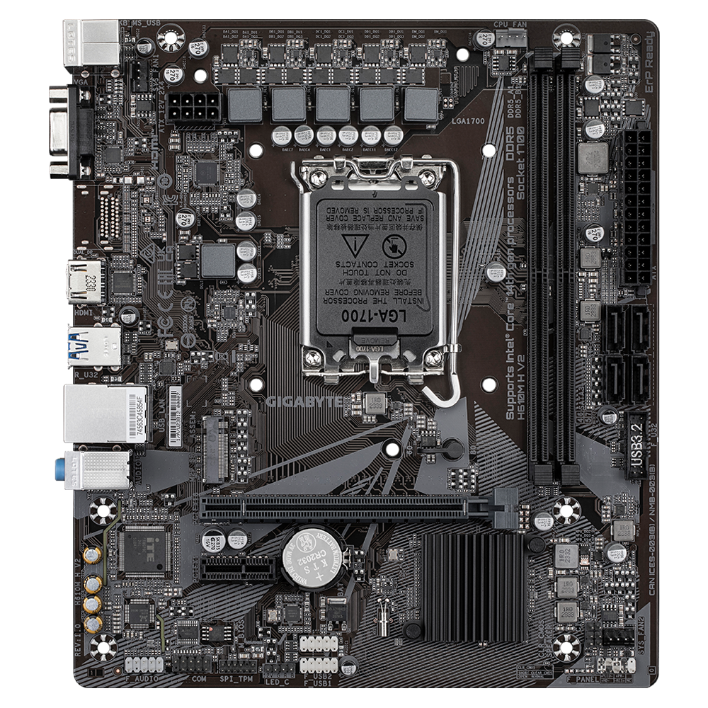 Gigabyte H610M H V2 (H610,S1700,mATX,DDR5)