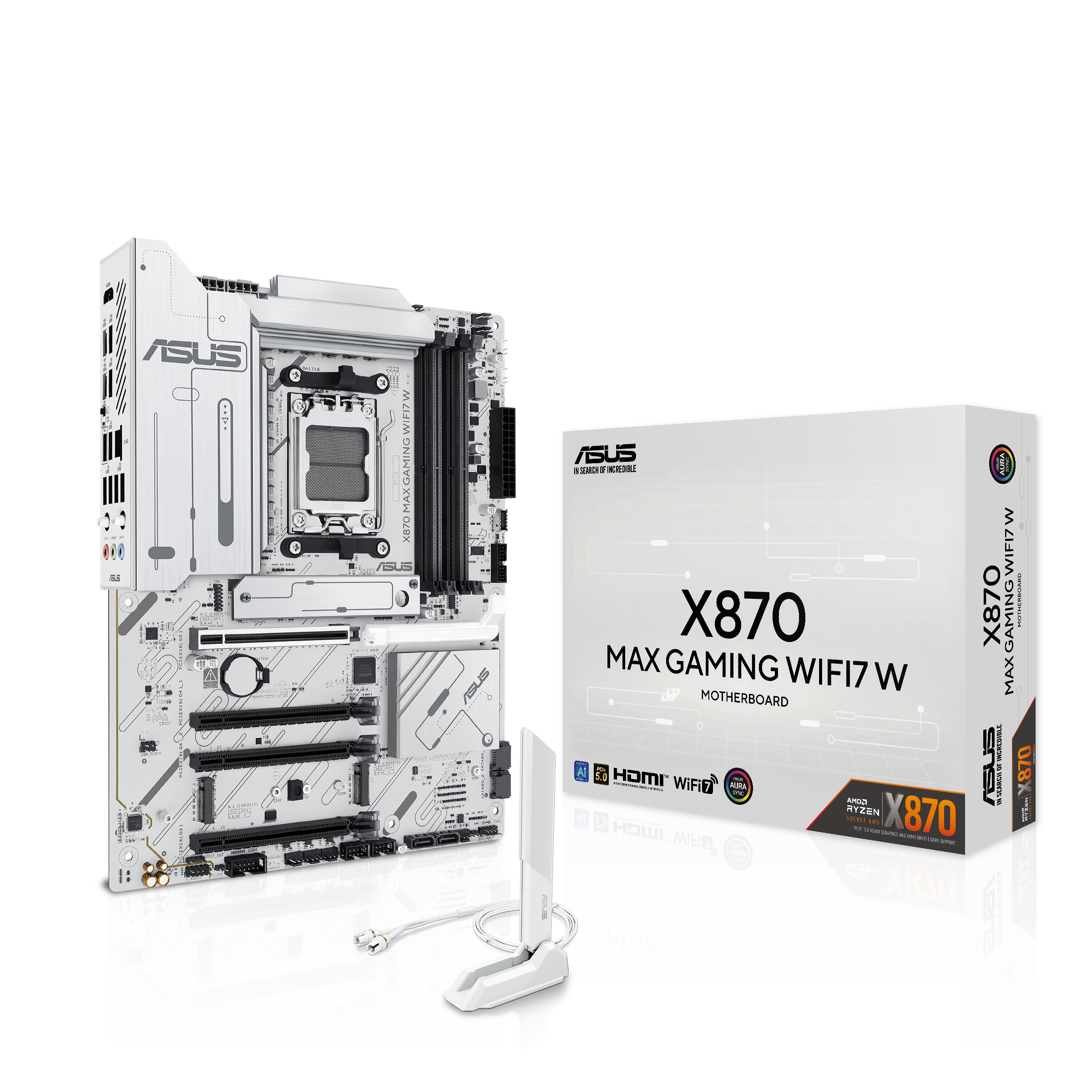 X870 MAX GAMING WIFI7 W, Mainboard