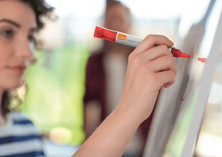 nobo Liquid Ink Whiteboard-Marker farbsortiert 3,0 mm, 10 St.