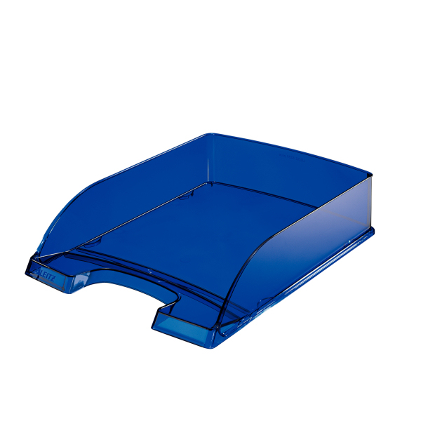 LEITZ Briefablage Plus blau-transparent DIN A4, 1 St.