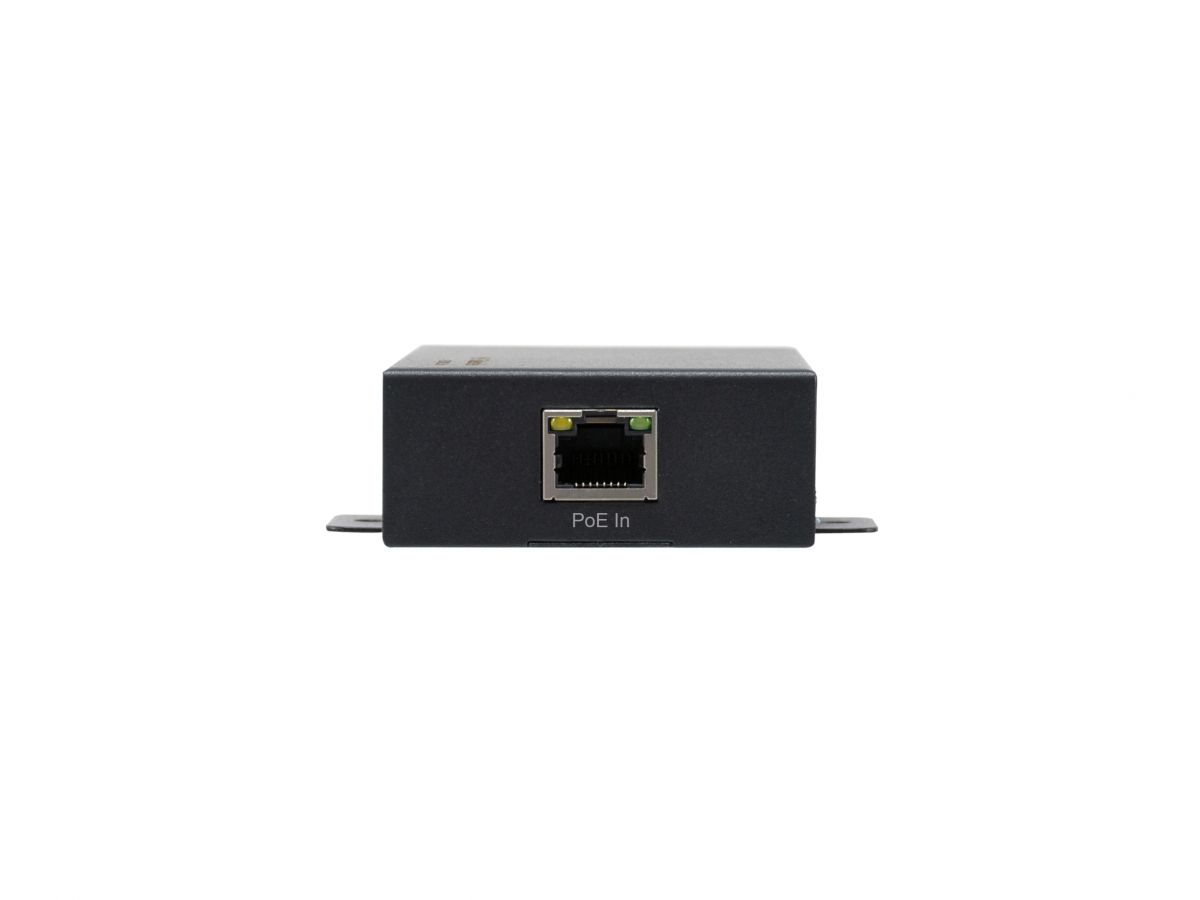LevelOne PoE+Repeater 1xGE PoE schwarz