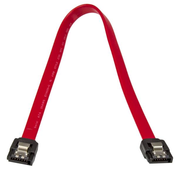 12 INCH LATCHING SATA CABLE .