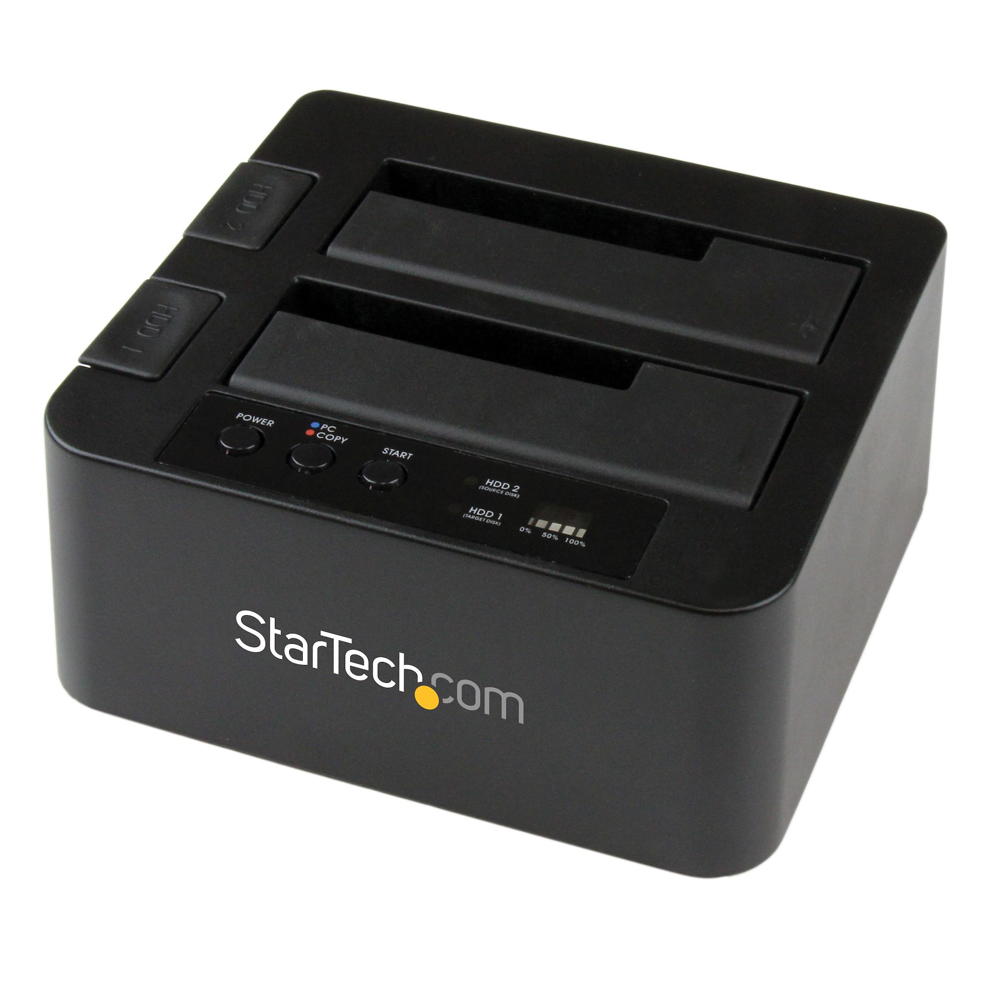 STARTECH.COM USB 3.0/eSATA auf 6,35/8,89cm 2,5/3,5Zoll Festplatten Duplizierer Dock - Kopierstation mit SATA 6Gb/s für HDD /SSD
